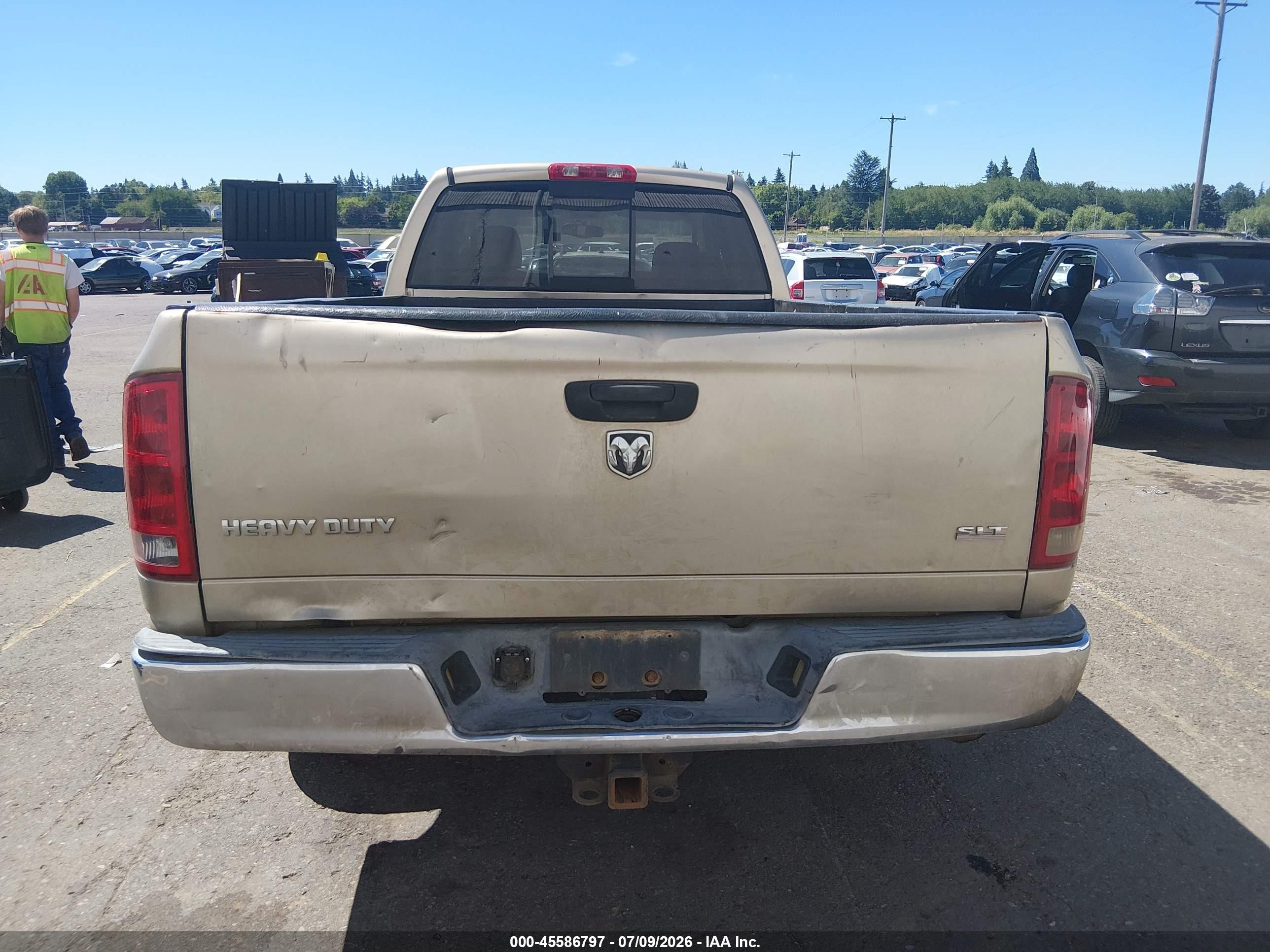 2005 Dodge Ram 2500 Slt/laramie Gold vin: 3D7KR28C85G746293