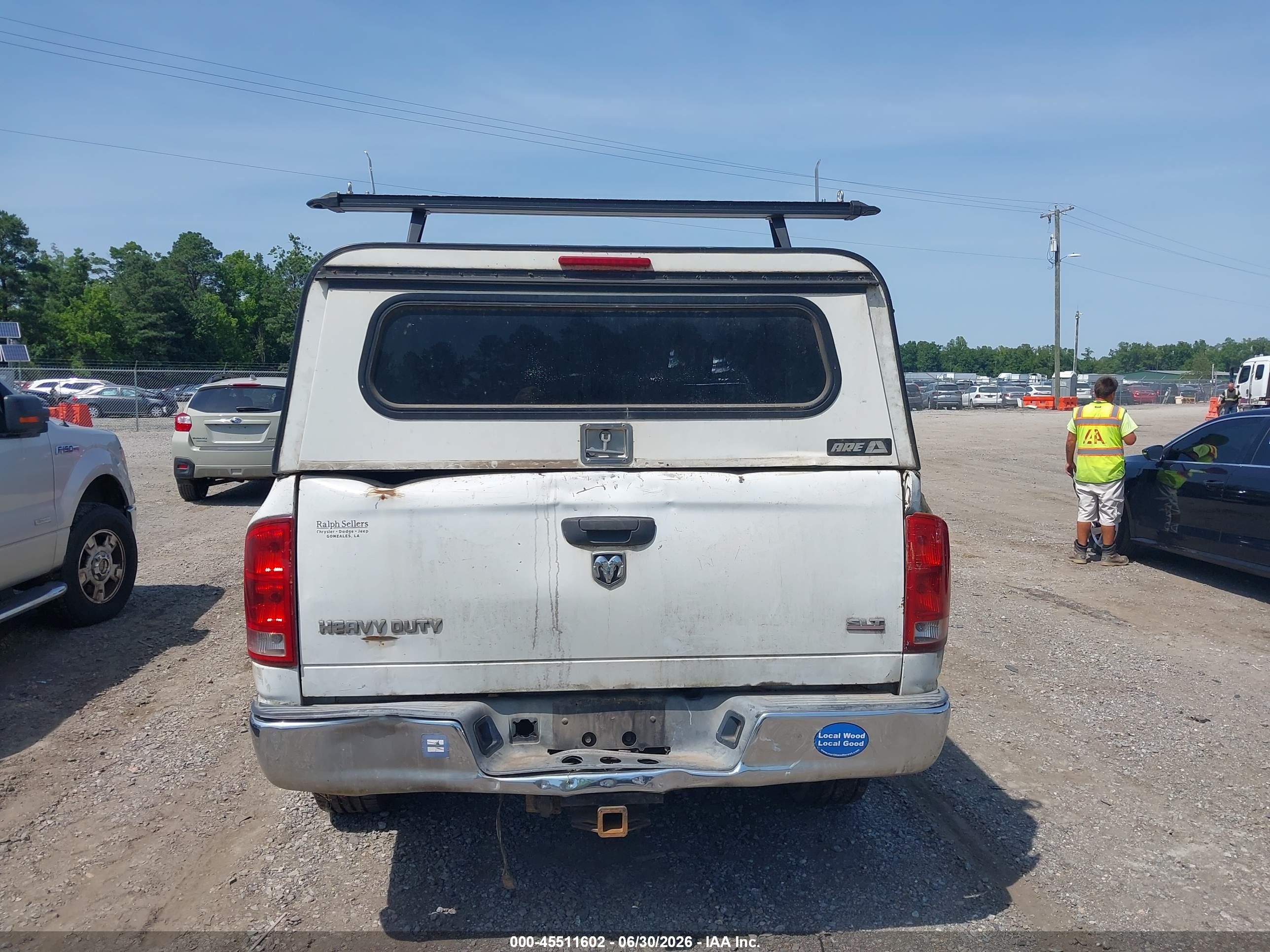 2005 Dodge Ram 2500 Slt/laramie White vin: 3D7KR28CX5G748742