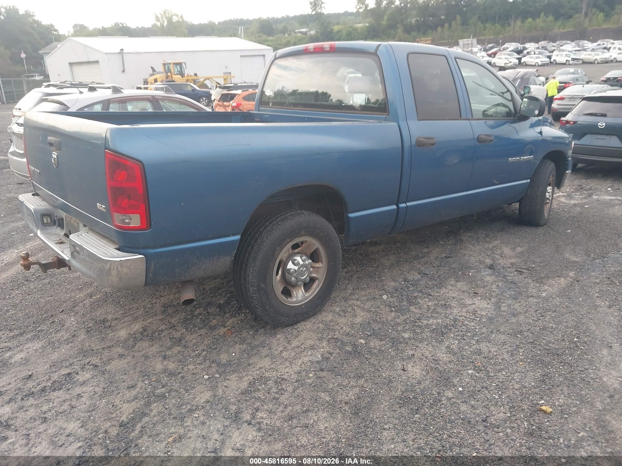2005 Dodge Ram 2500 St/slt Синий vin: 3D7KR28D35G799766