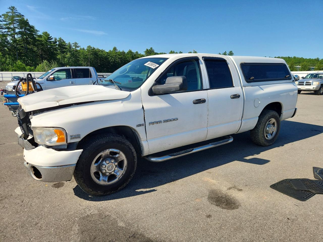 2005 Dodge Ram 2500 St White vin: 3D7KR28D55G714040