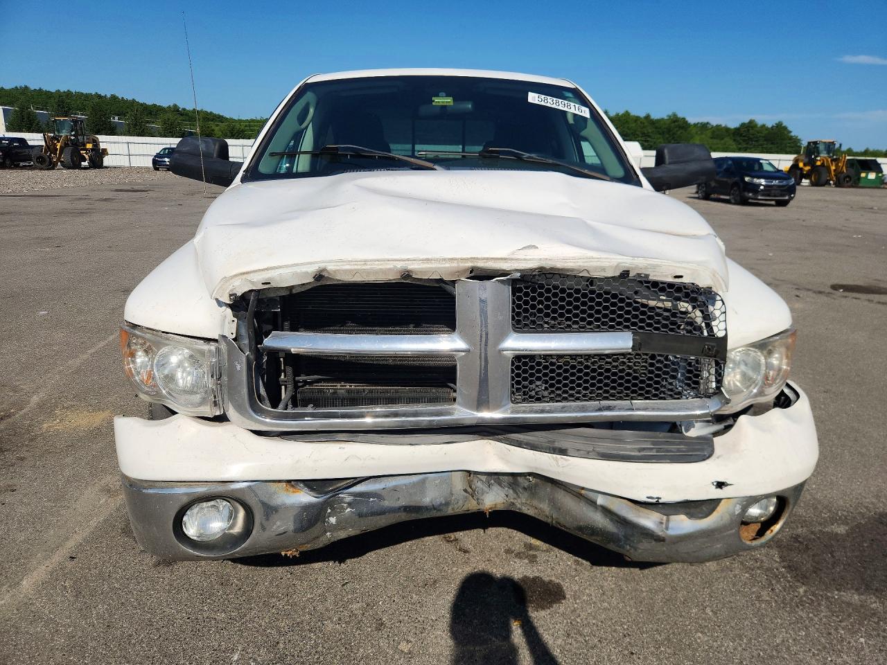 2005 Dodge Ram 2500 St White vin: 3D7KR28D55G714040