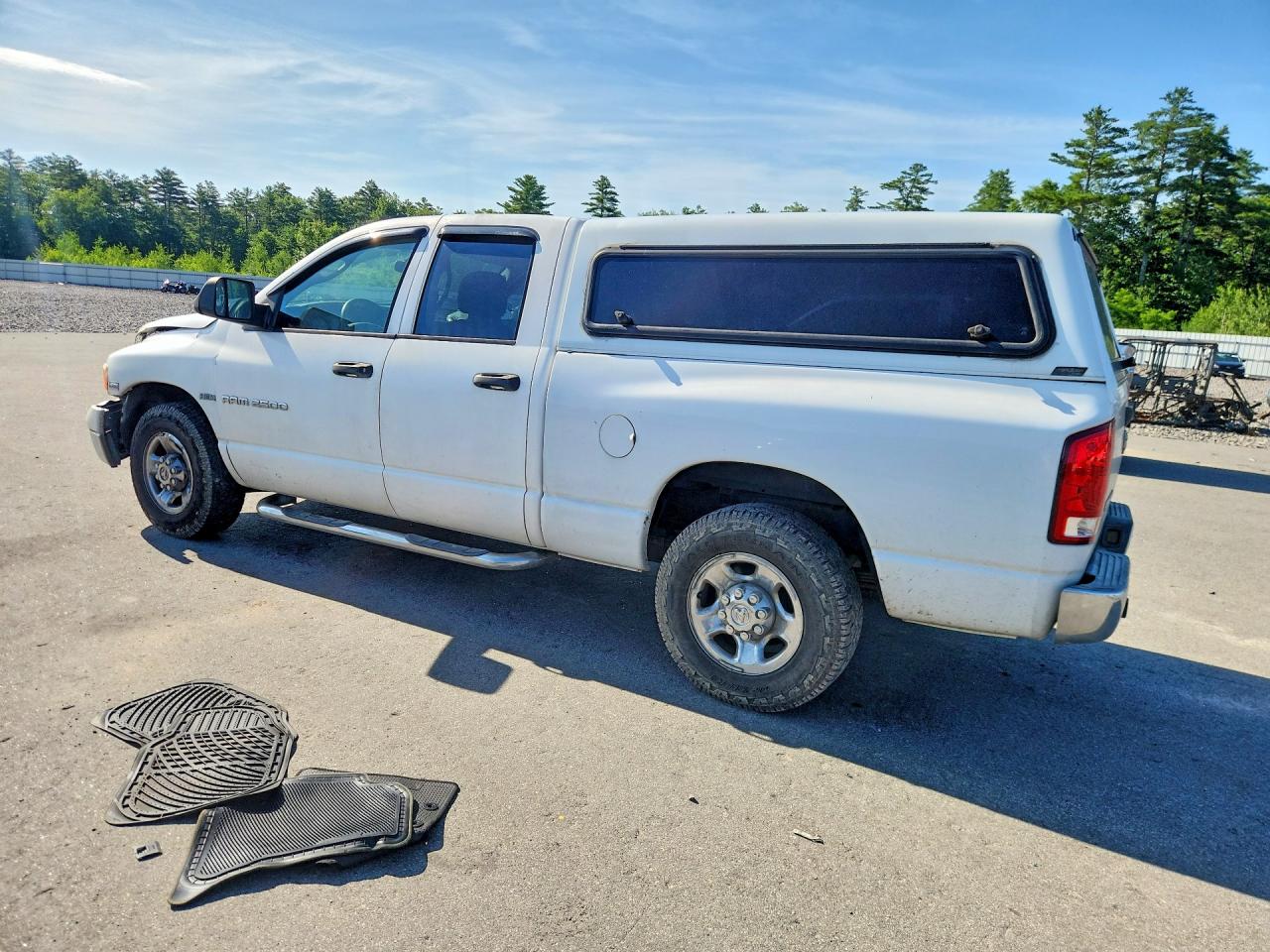 2005 Dodge Ram 2500 St White vin: 3D7KR28D55G714040