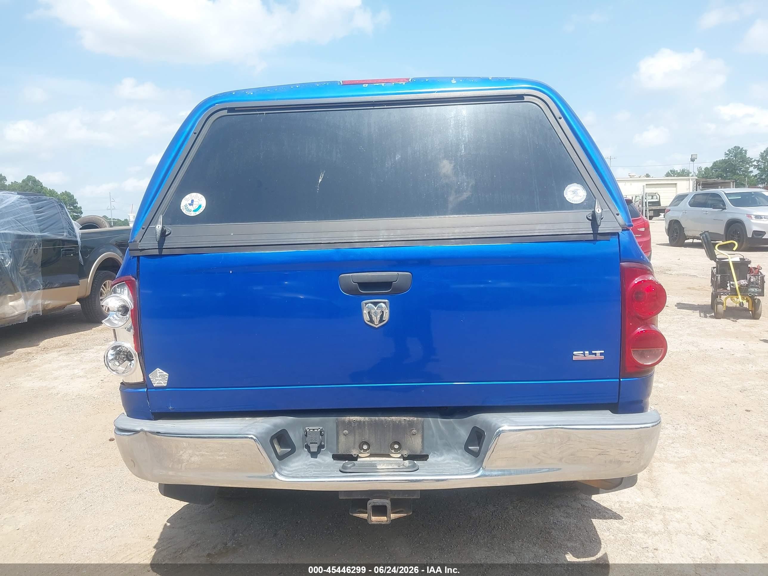 2007 Dodge Ram 2500 Slt/sport Blue vin: 3D7KR28DX7G843586