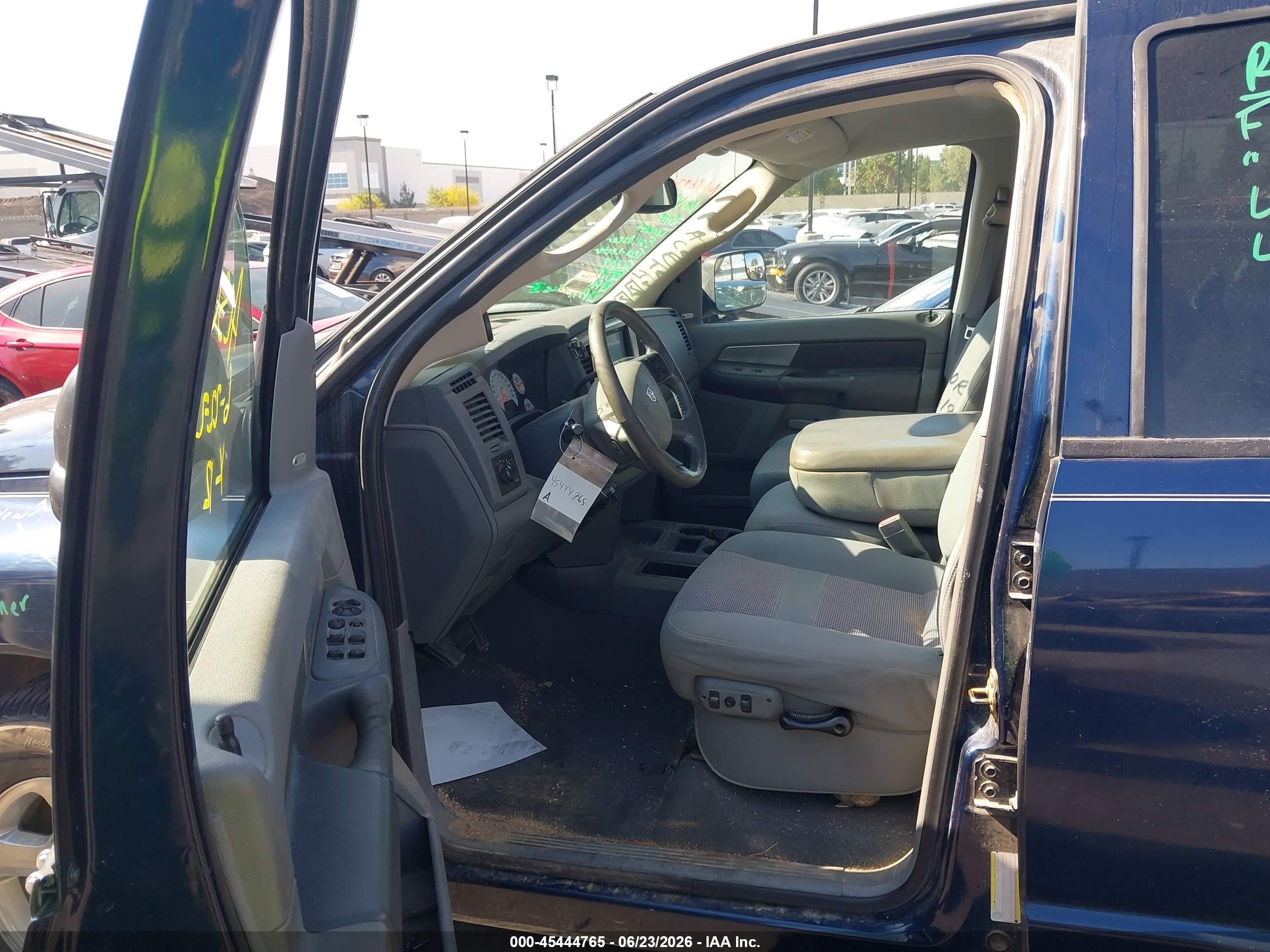 2007 Dodge Ram 2500 Slt Blue vin: 3D7KR29A57G785665