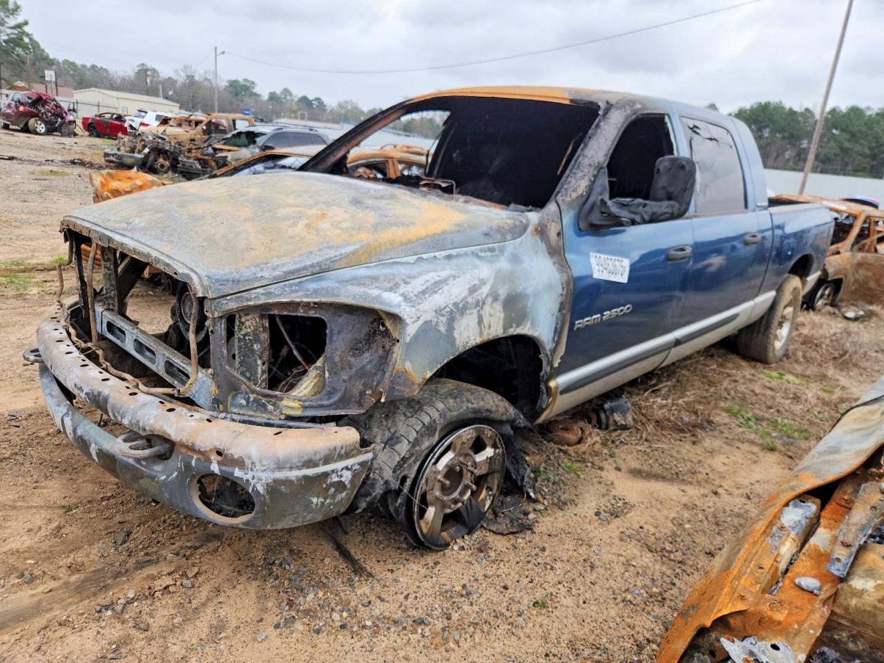 2006 Dodge Ram 2500 Blue vin: 3D7KR29C06G279760
