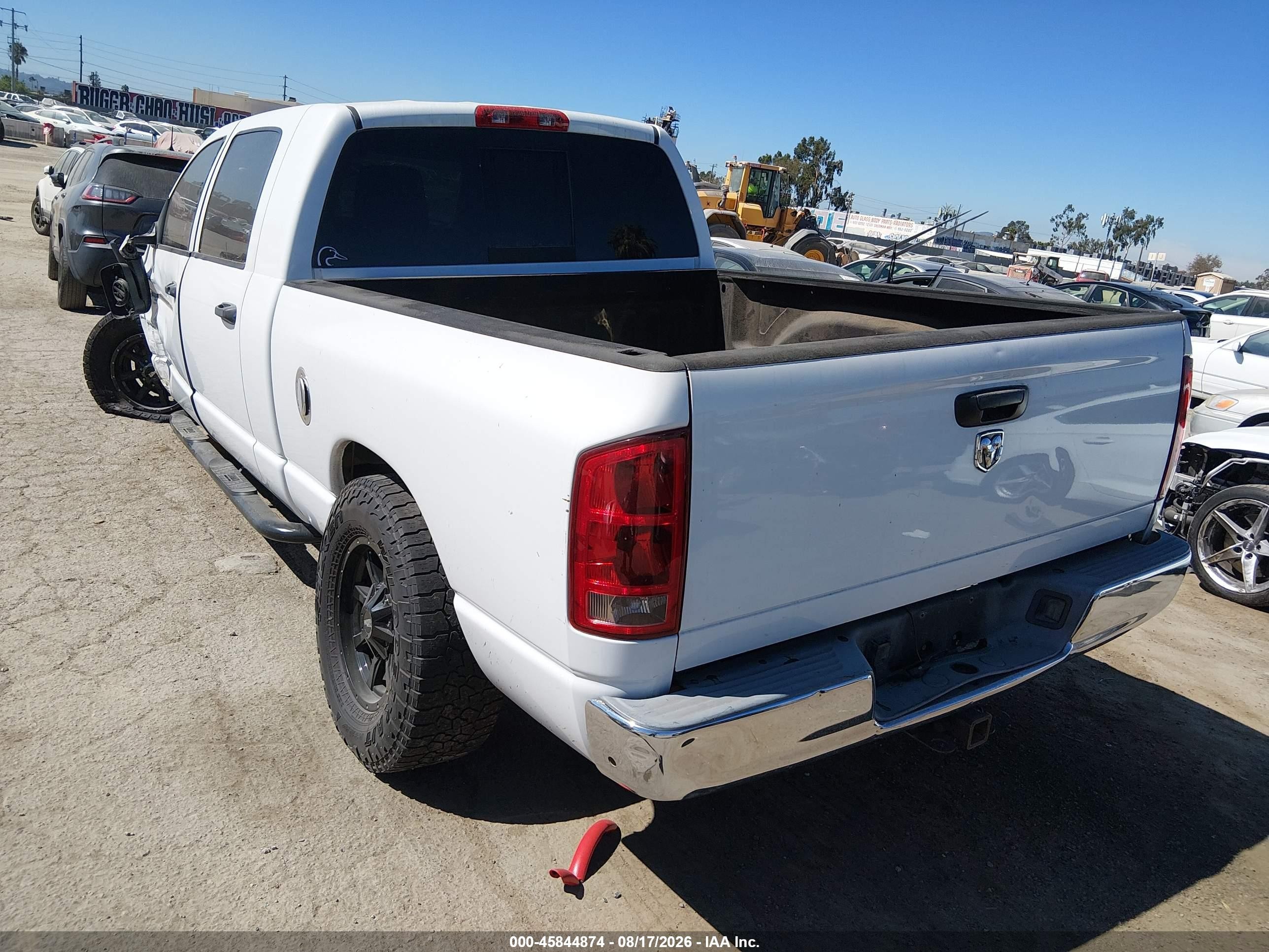 2006 Dodge Ram 2500 Slt White vin: 3D7KR29C26G164710