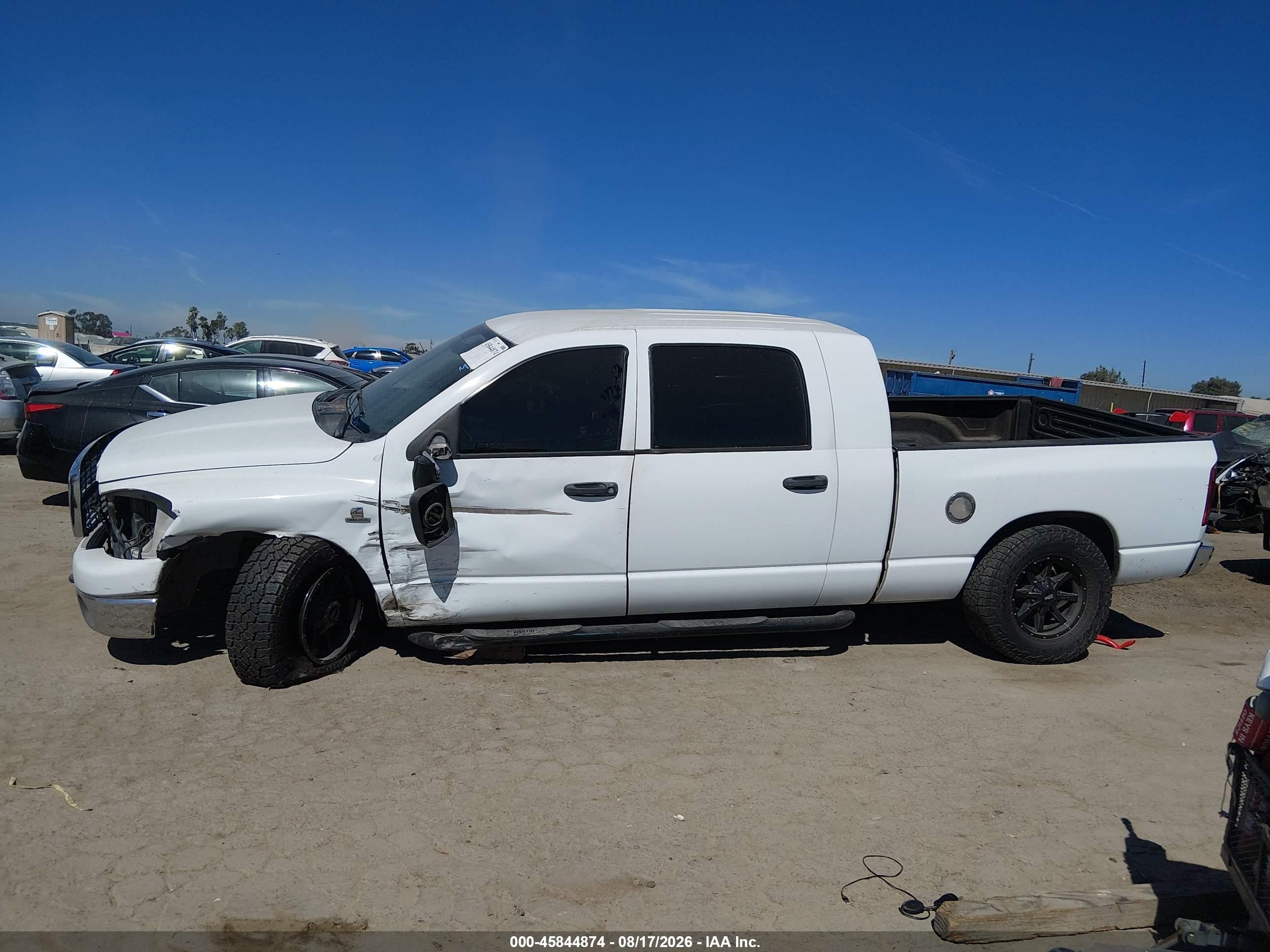 2006 Dodge Ram 2500 Slt White vin: 3D7KR29C26G164710