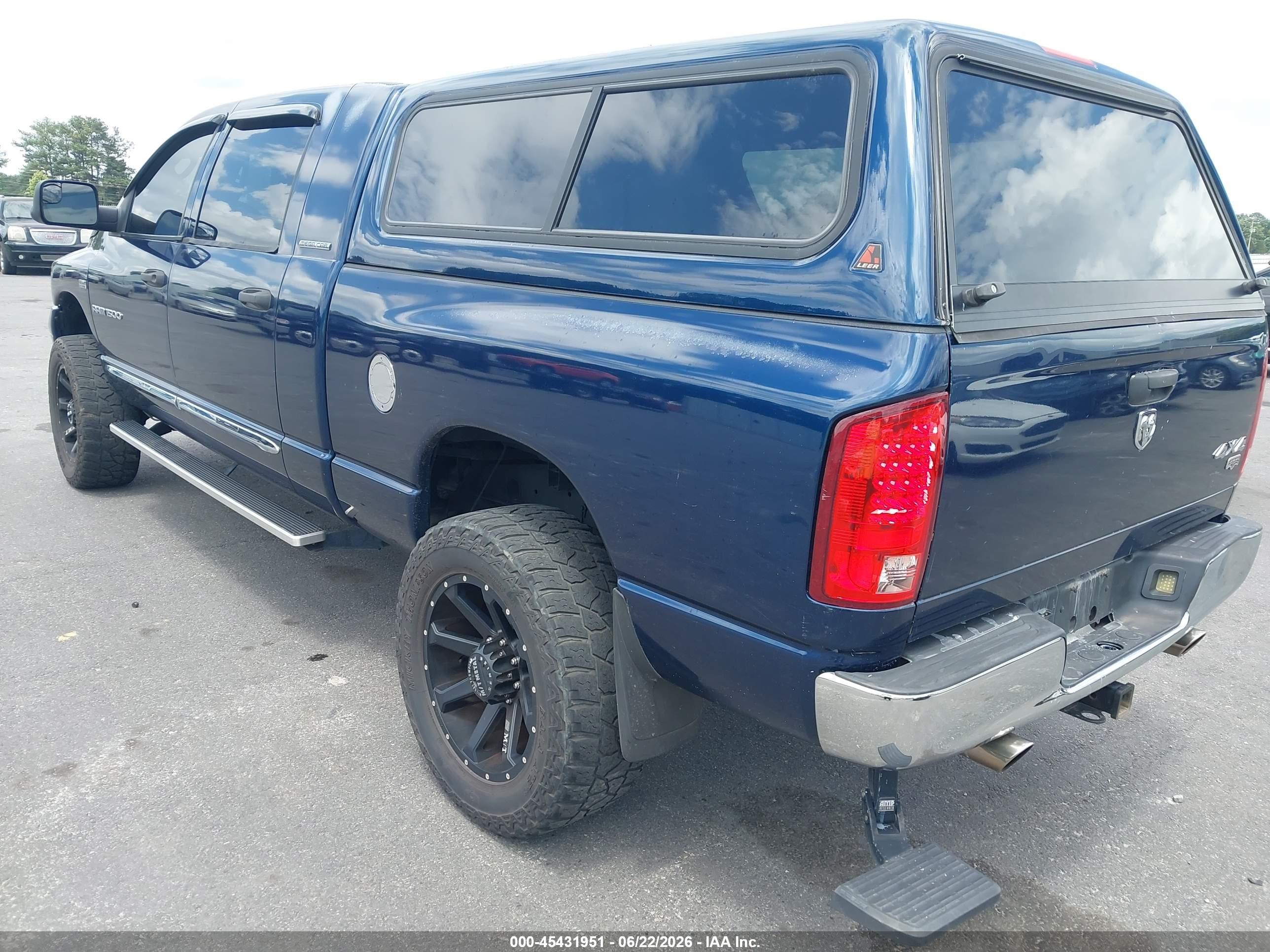 2006 Dodge Ram 1500 Laramie Blue vin: 3D7KS19D06G139926