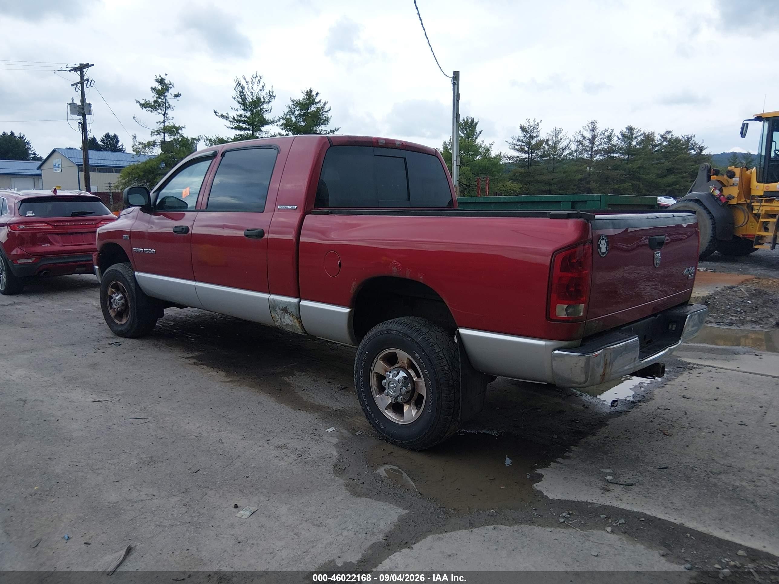 2006 Dodge Ram 1500 Slt Red vin: 3D7KS19D06G242425