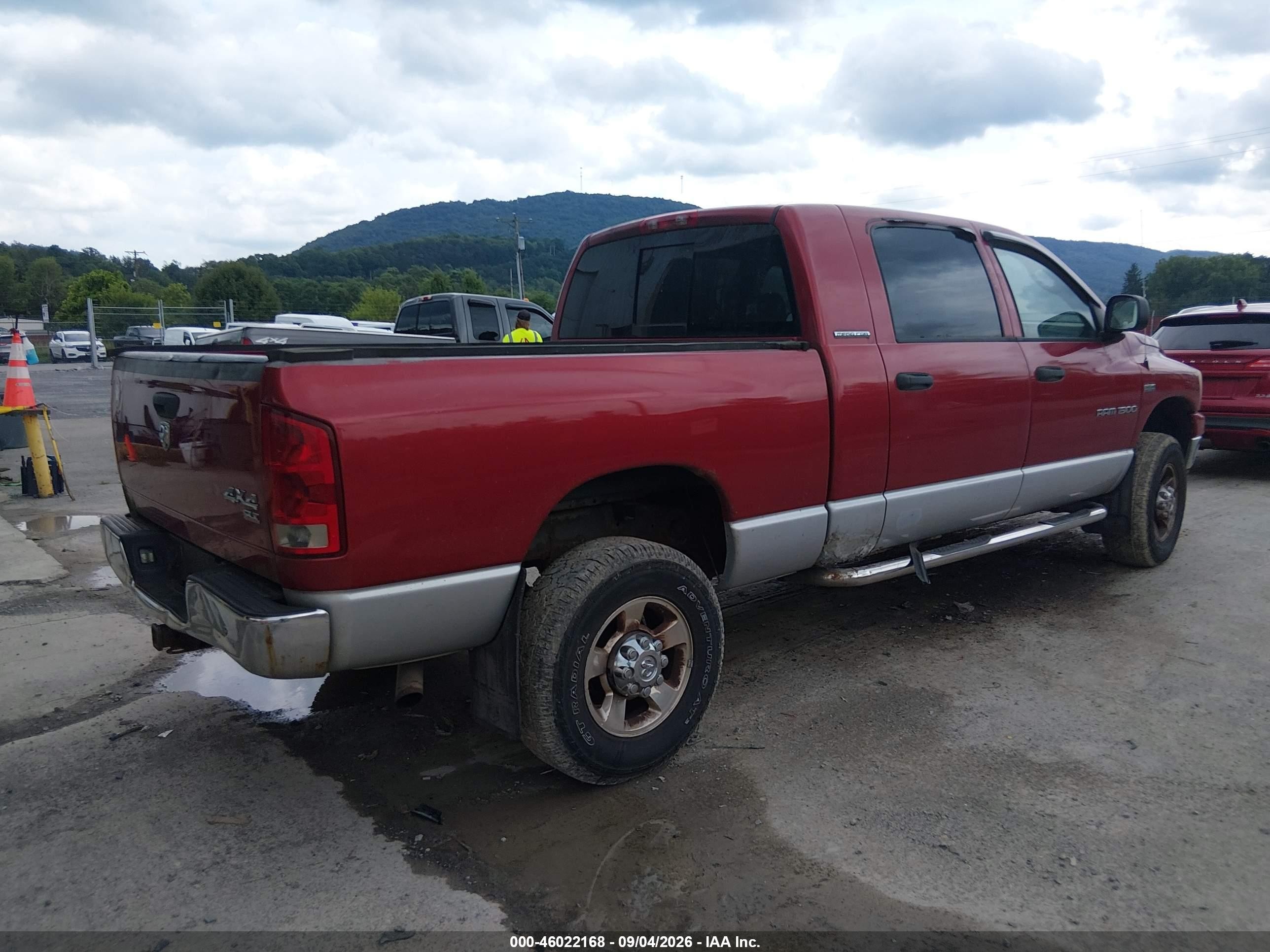 2006 Dodge Ram 1500 Slt Red vin: 3D7KS19D06G242425