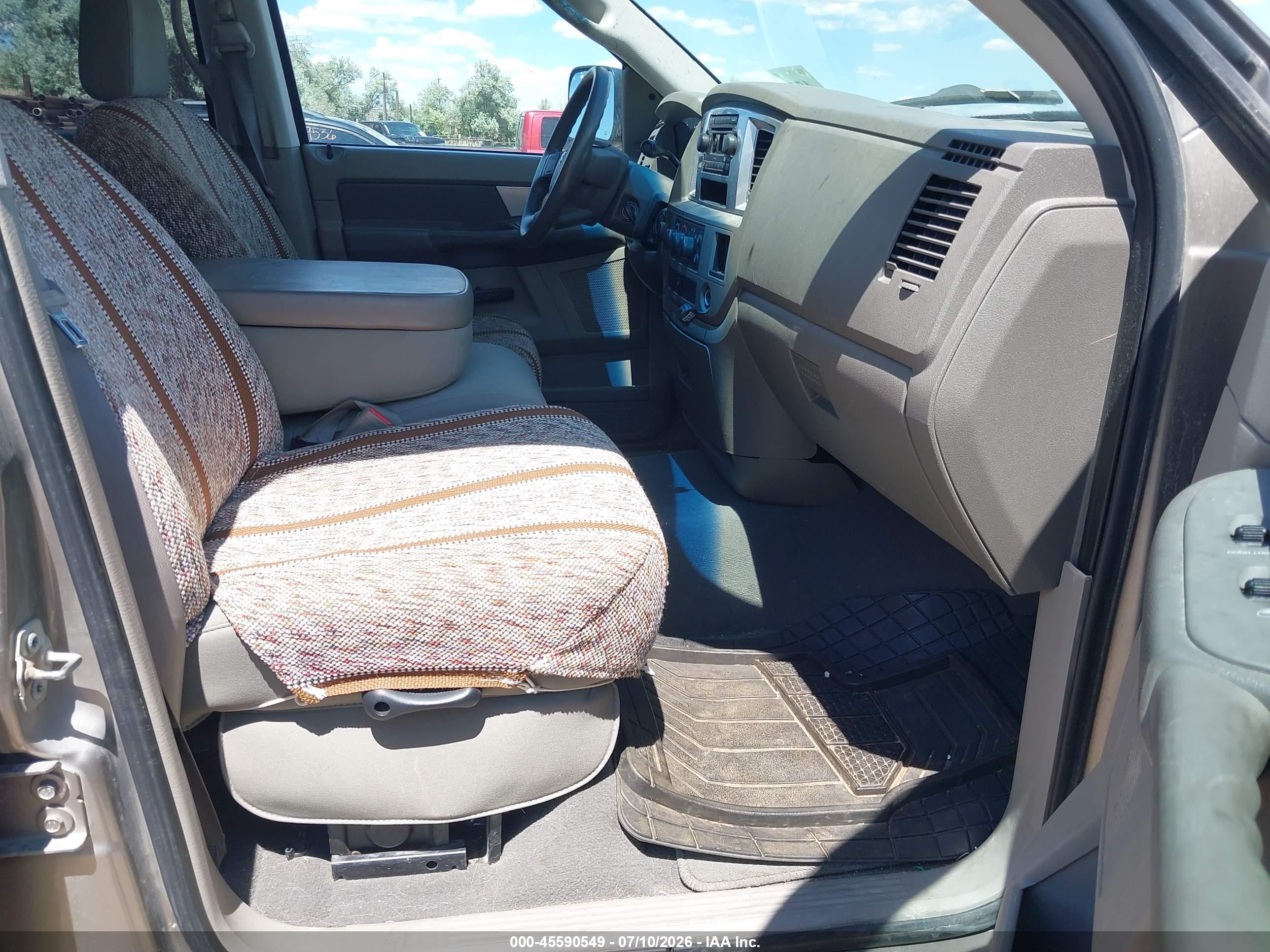 2008 Dodge Ram 1500 Sxt/slt Beige vin: 3D7KS19D08G245408