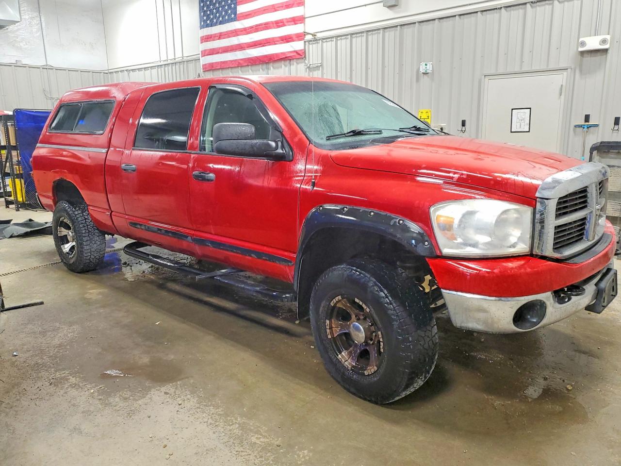 2007 Dodge Ram 1500 Red vin: 3D7KS19D27G801555