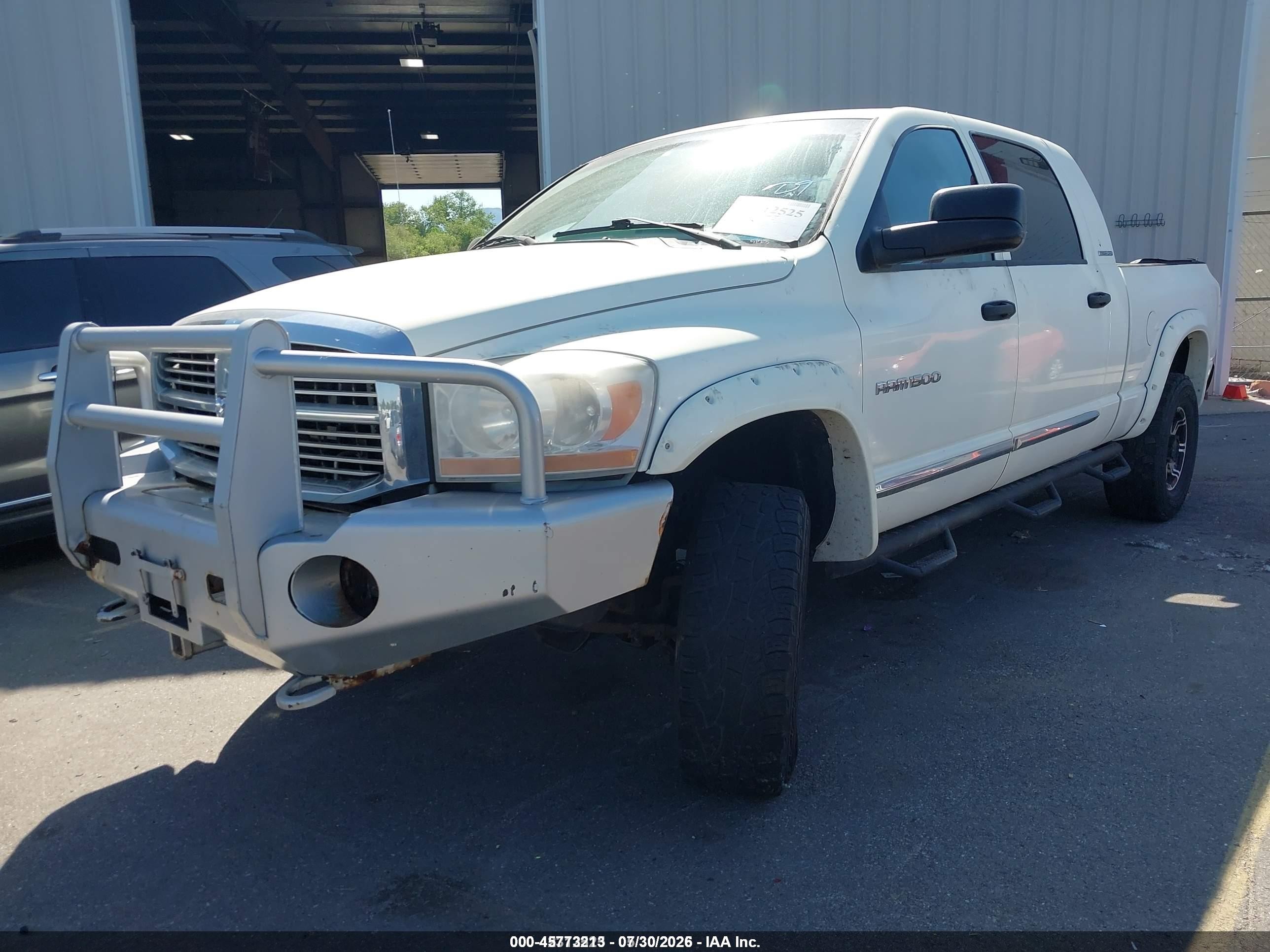 2006 Dodge Ram 1500 Laramie White vin: 3D7KS19D36G244279