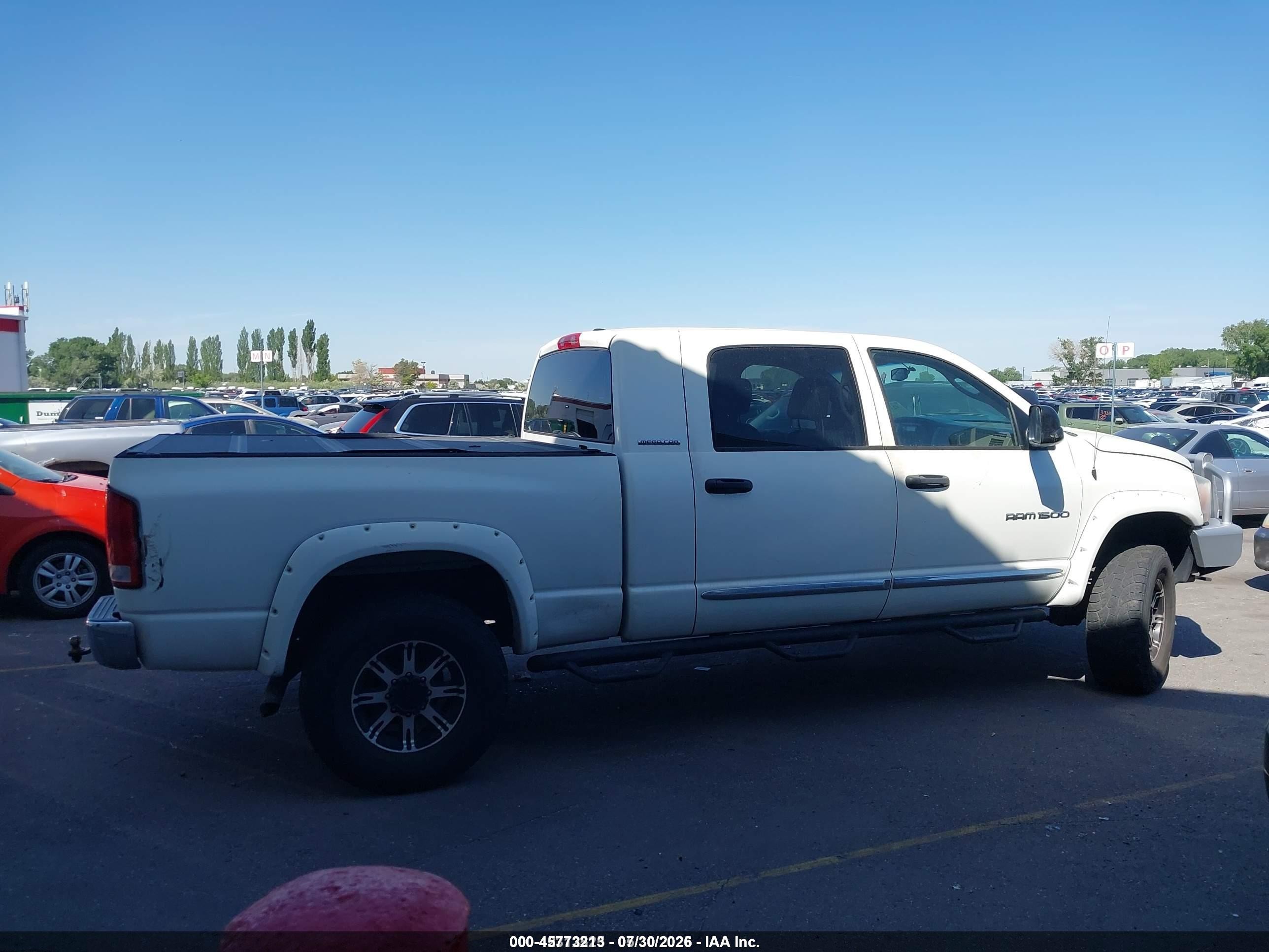 2006 Dodge Ram 1500 Laramie White vin: 3D7KS19D36G244279