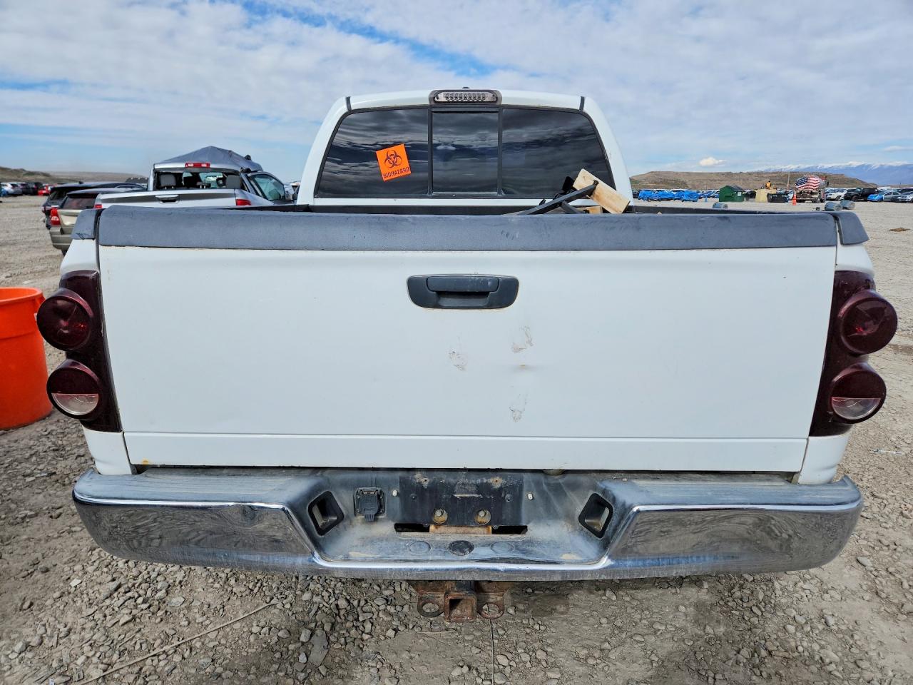 2007 Dodge Ram 1500 White vin: 3D7KS19D47G773922