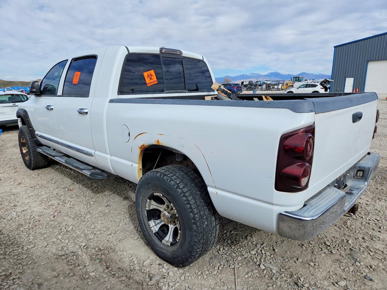 2007 Dodge Ram 1500 White vin: 3D7KS19D47G773922