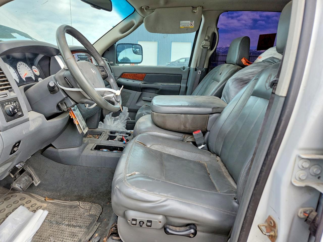 2007 Dodge Ram 1500 White vin: 3D7KS19D47G773922