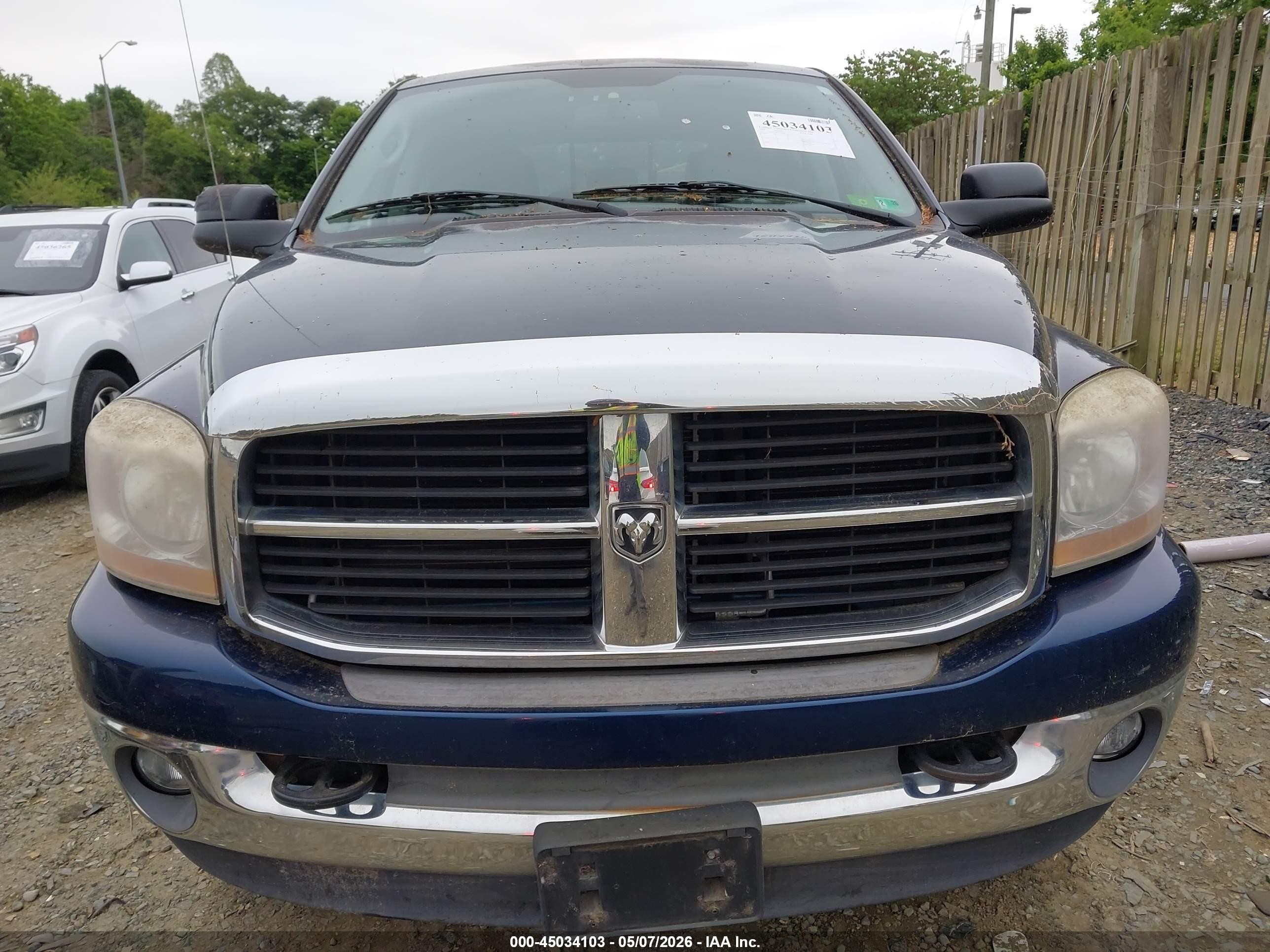 2006 Dodge Ram 1500 Slt Синий vin: 3D7KS19D86G206000