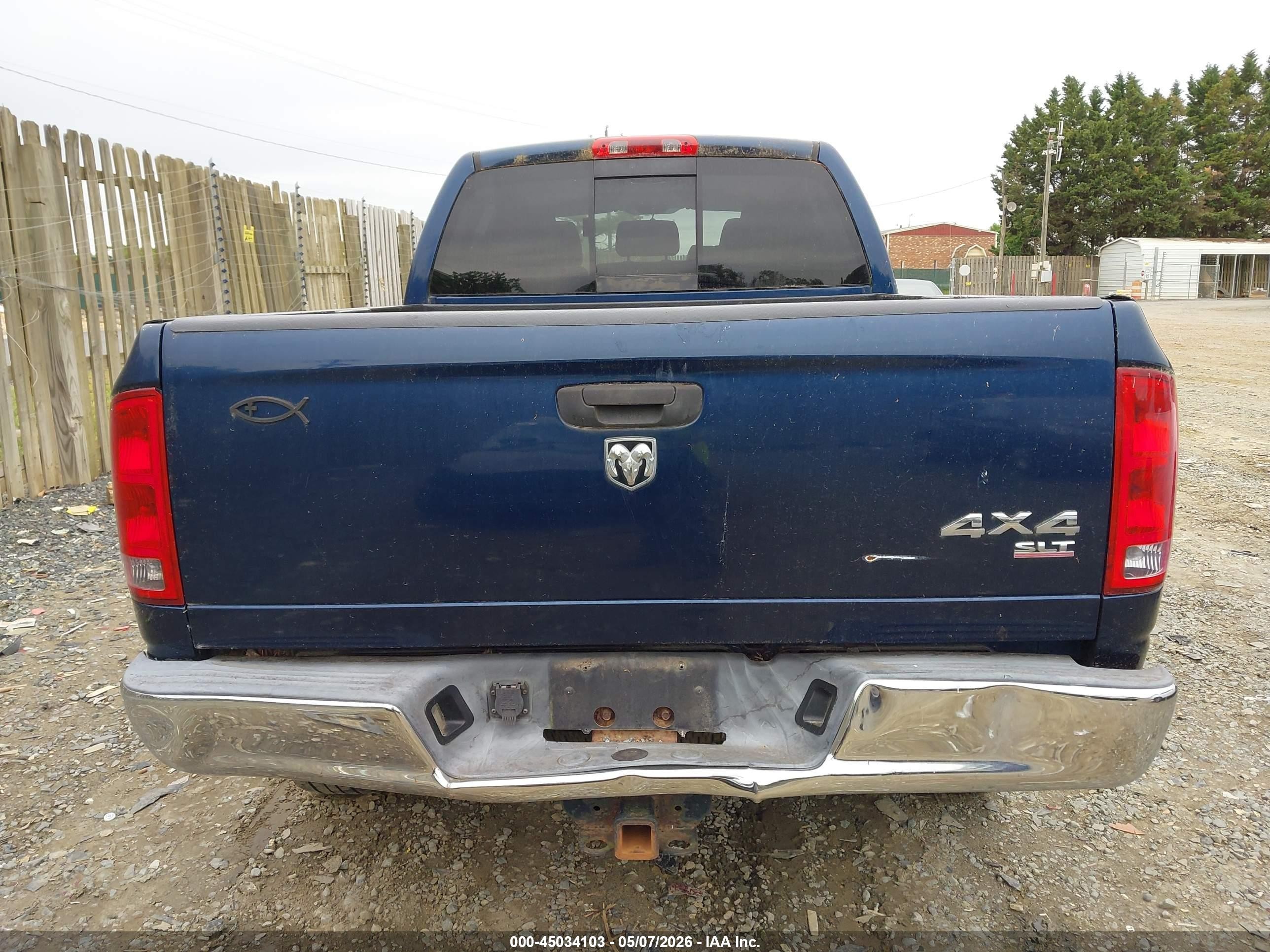 2006 Dodge Ram 1500 Slt Синий vin: 3D7KS19D86G206000