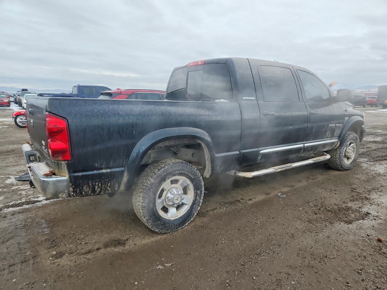 2007 Dodge Ram 1500 Black vin: 3D7KS19D87G705977