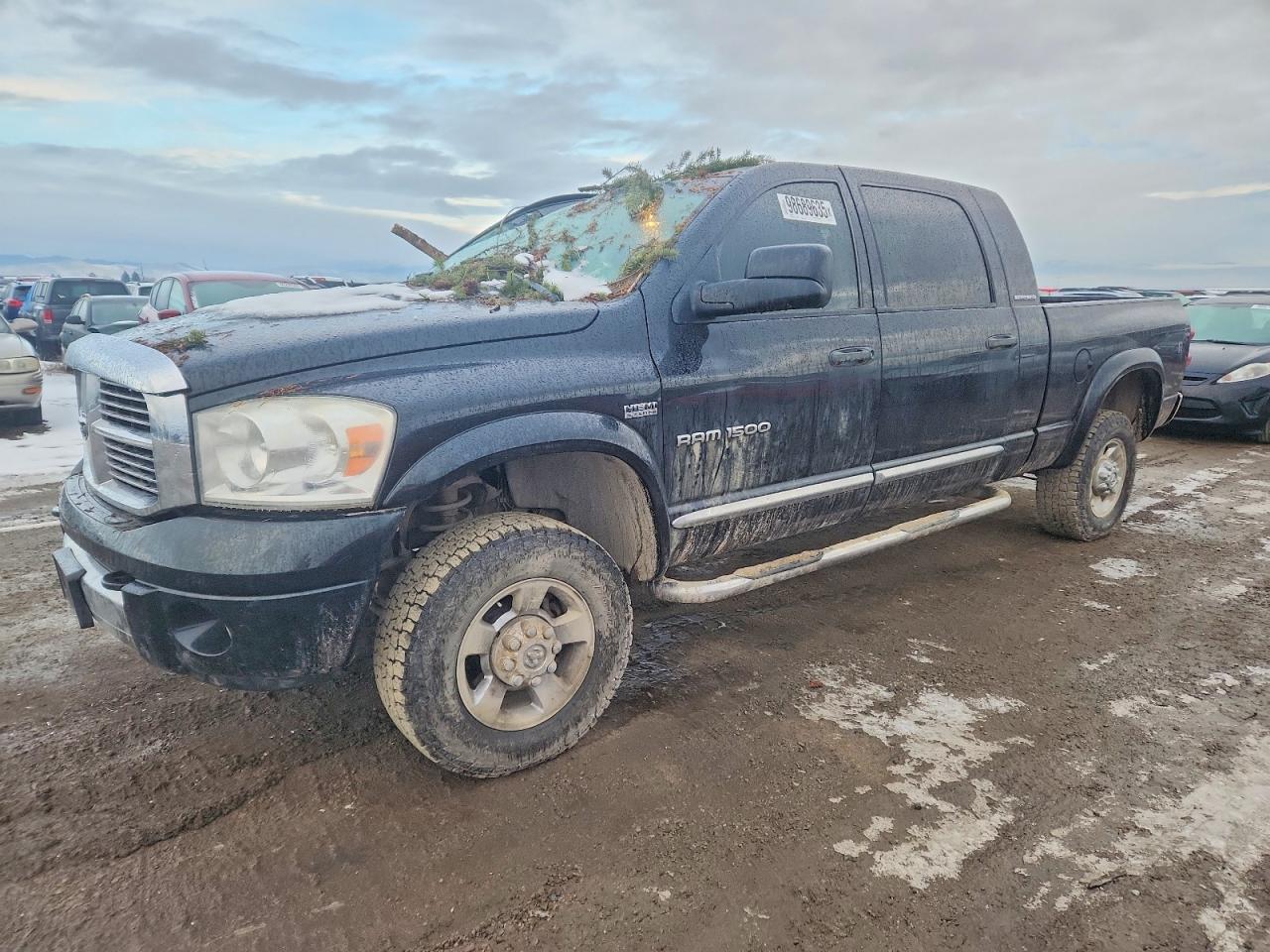 2007 Dodge Ram 1500 Black vin: 3D7KS19D87G705977
