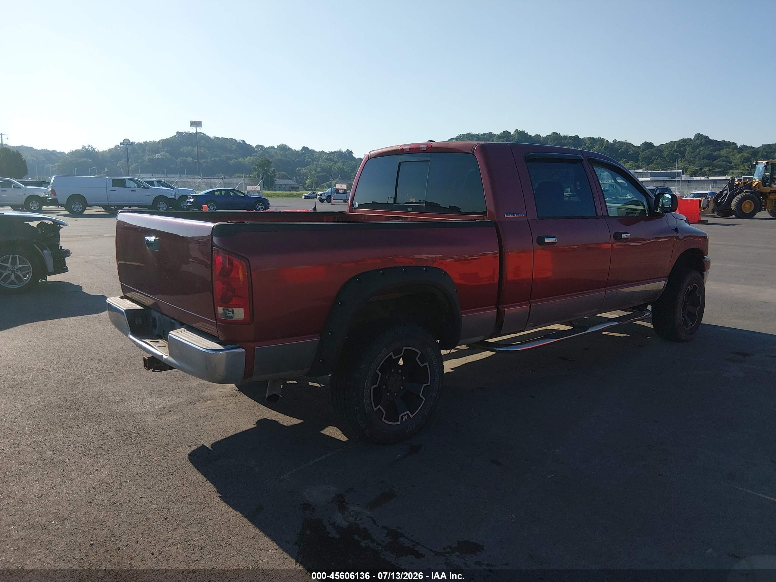 2006 Dodge Ram 1500 Slt Red vin: 3D7KS19D96G206040