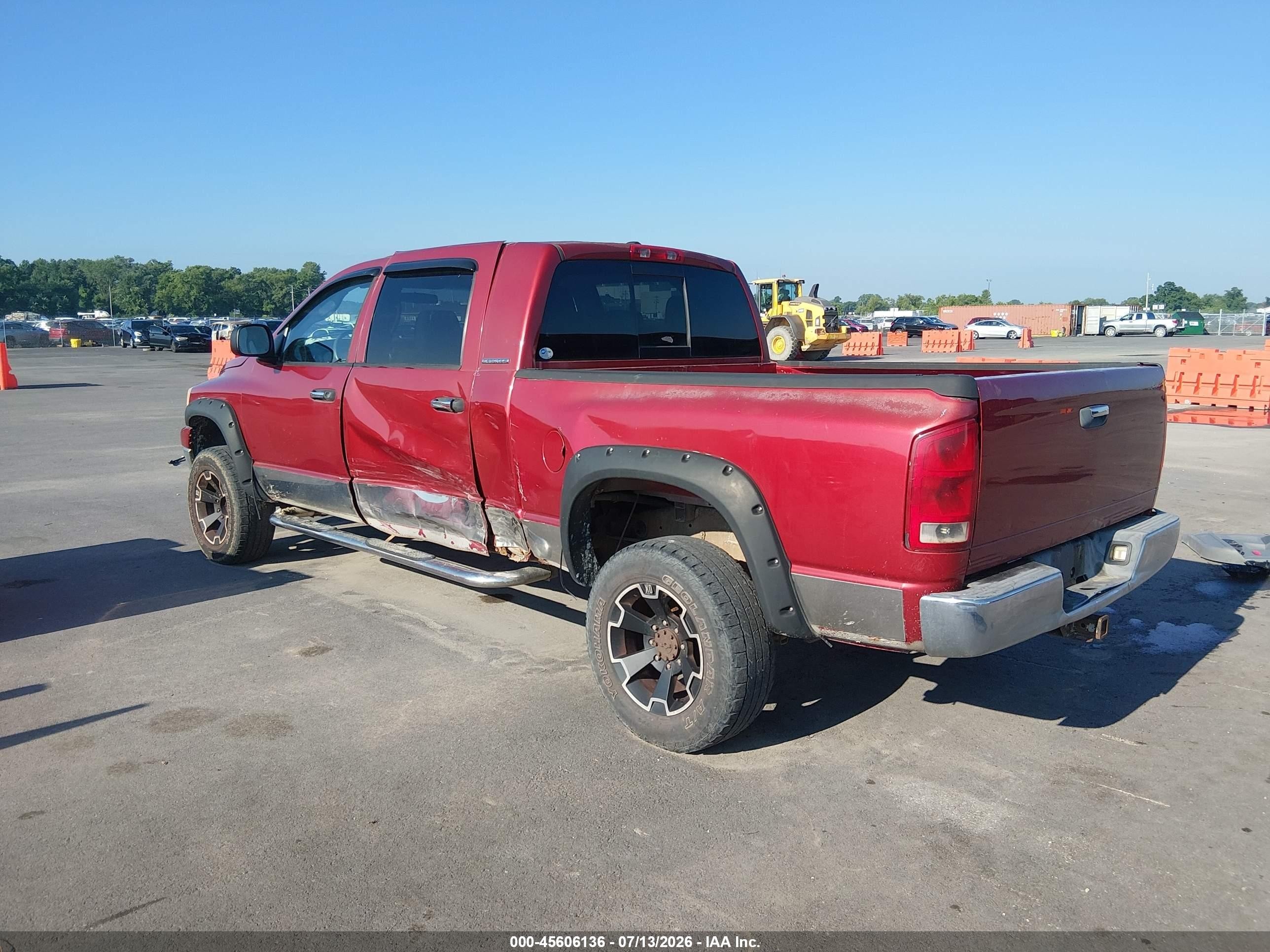 2006 Dodge Ram 1500 Slt Red vin: 3D7KS19D96G206040