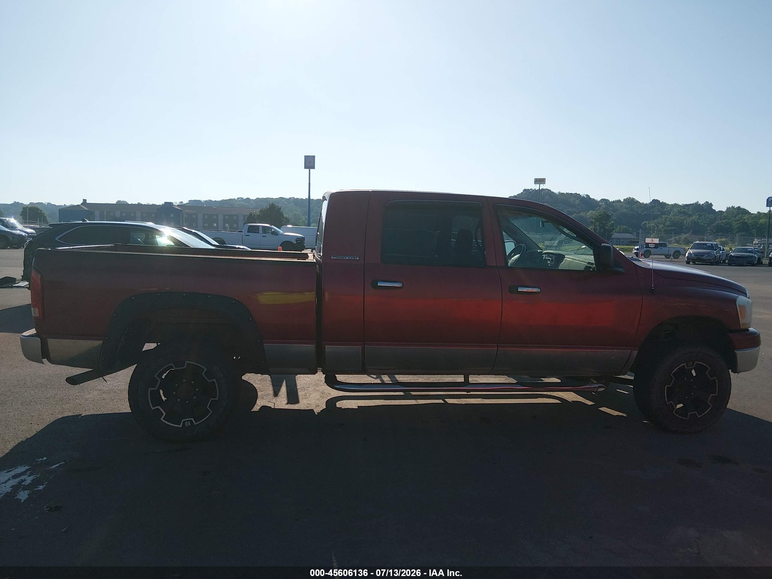 2006 Dodge Ram 1500 Slt Red vin: 3D7KS19D96G206040