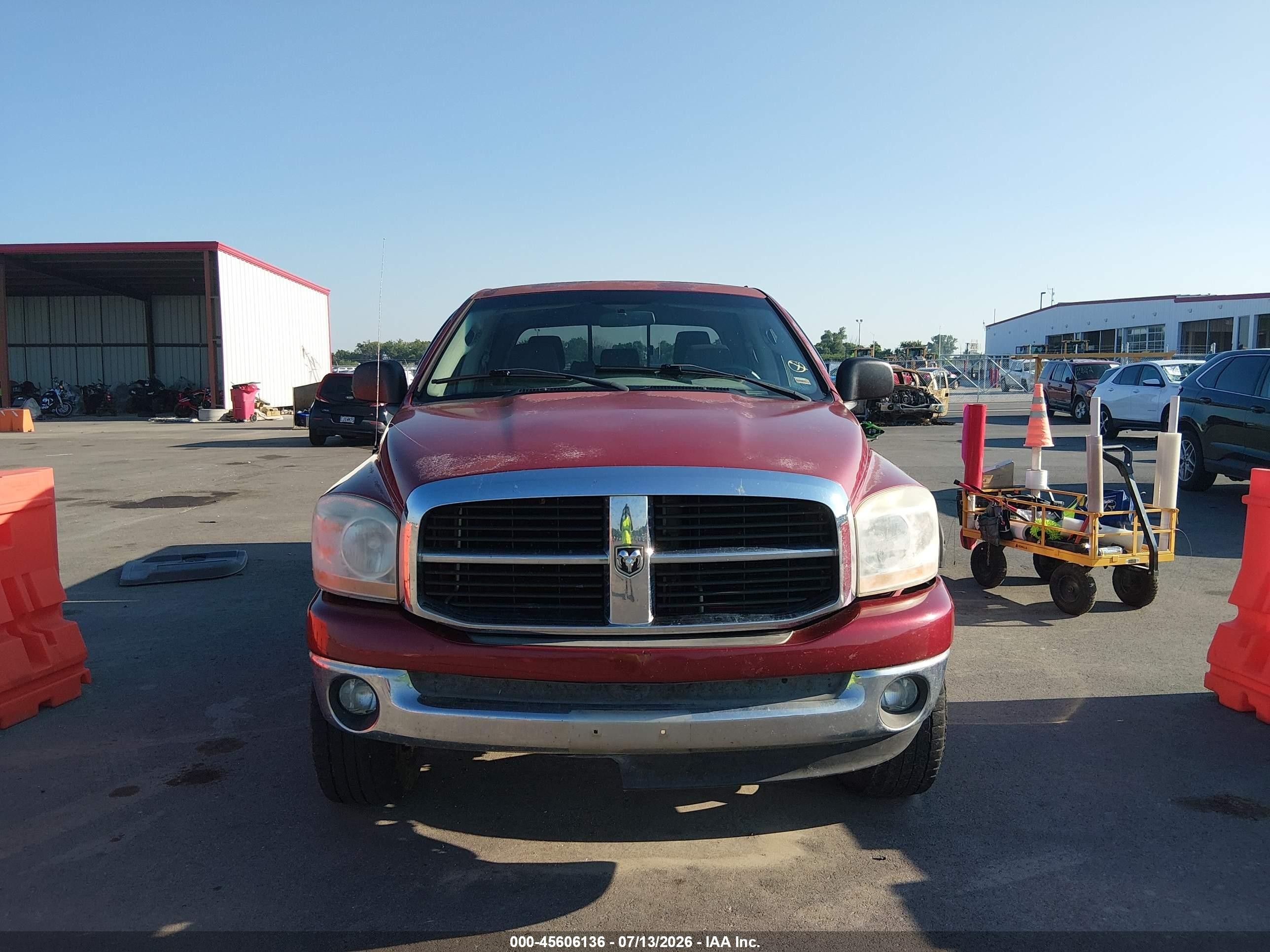 2006 Dodge Ram 1500 Slt Red vin: 3D7KS19D96G206040