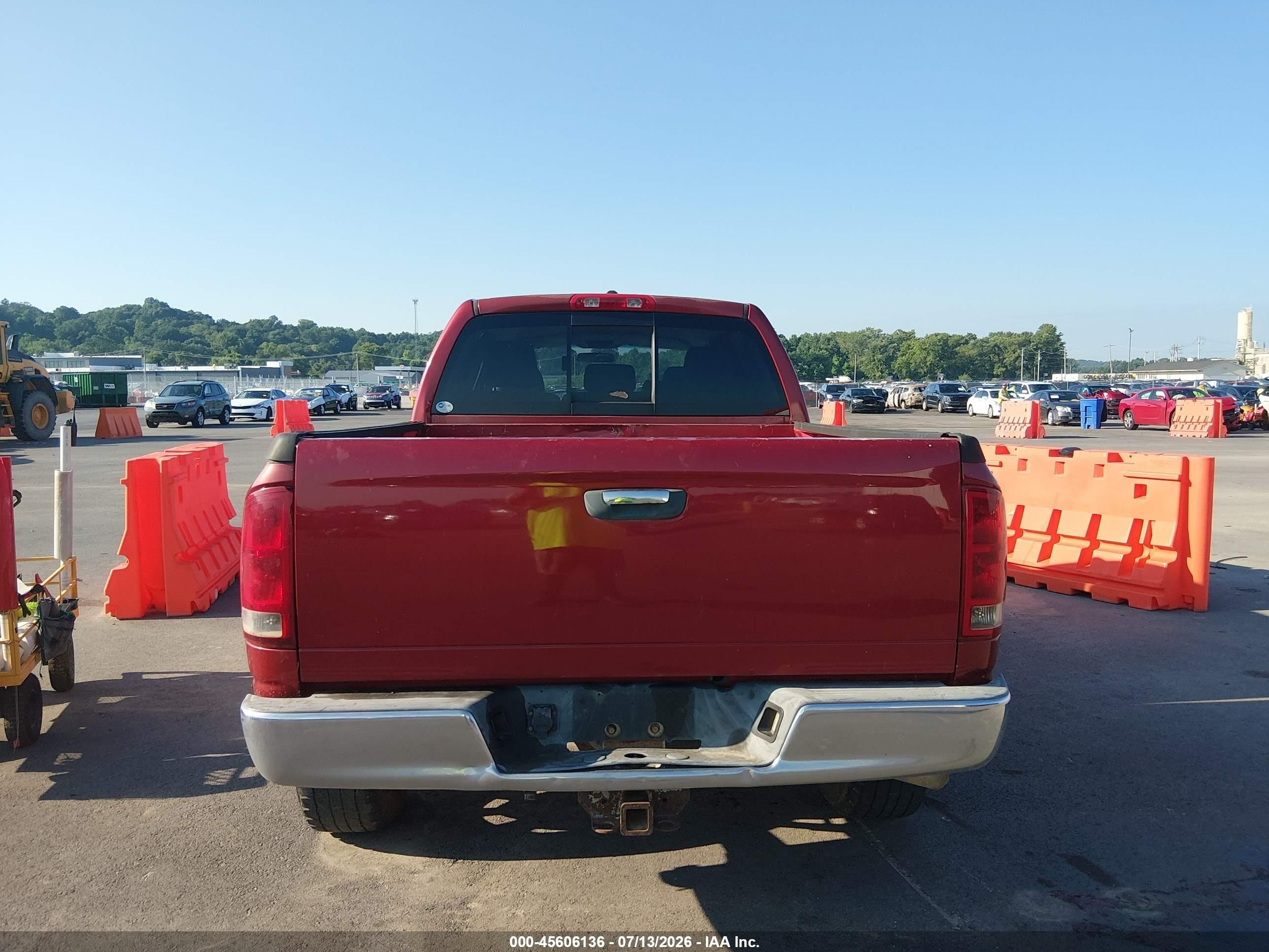2006 Dodge Ram 1500 Slt Red vin: 3D7KS19D96G206040