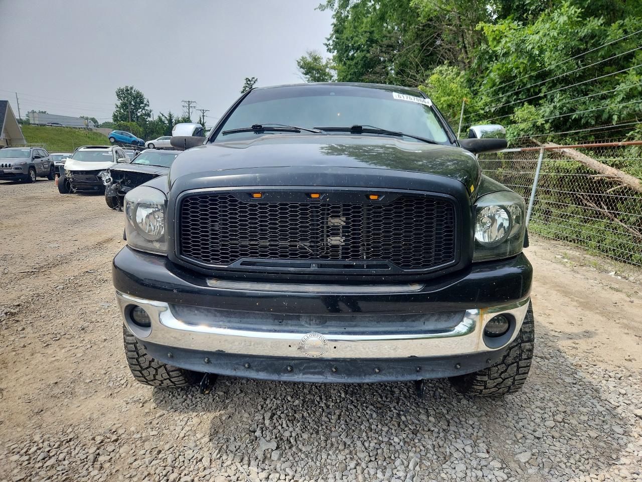 2008 Dodge Ram 1500 Black vin: 3D7KS19D98G118866