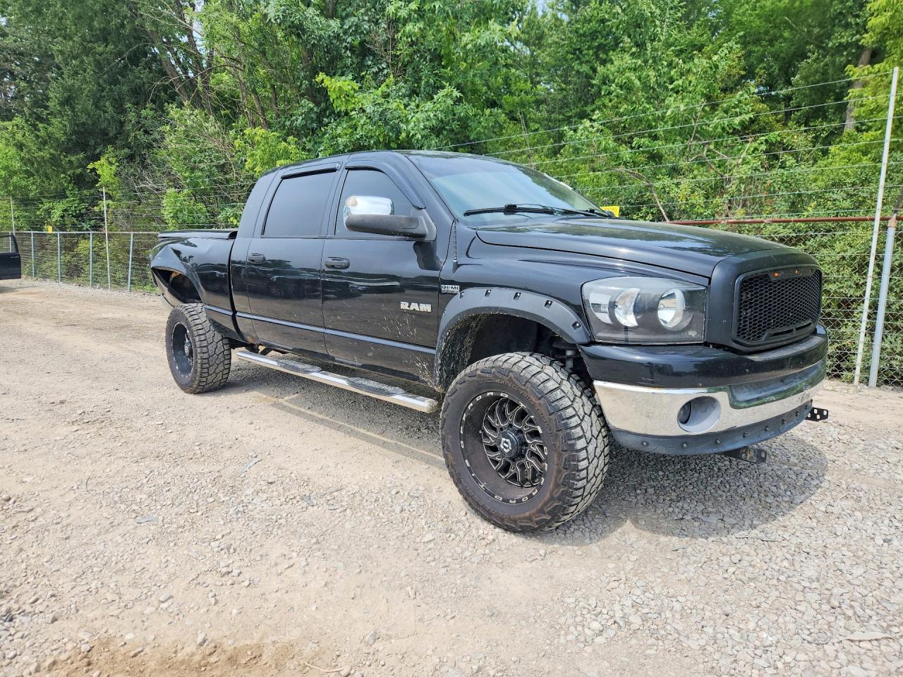 2008 Dodge Ram 1500 Black vin: 3D7KS19D98G118866