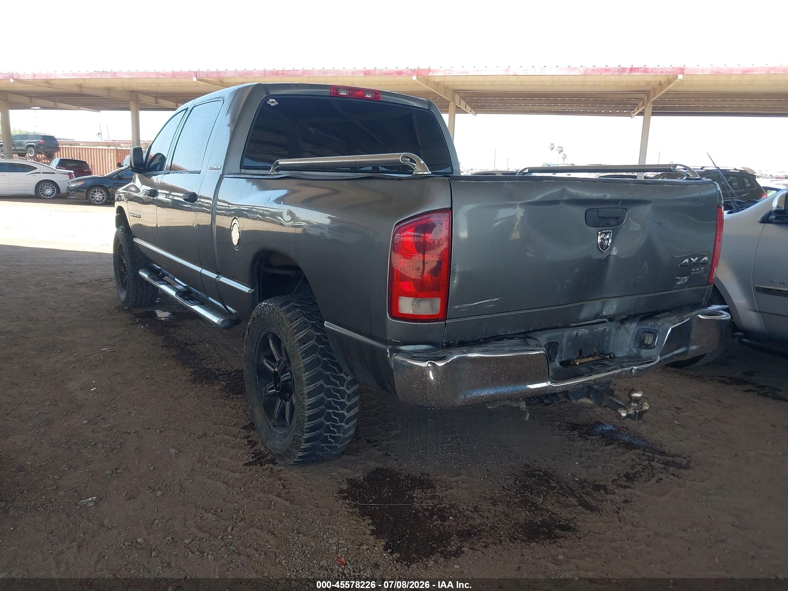 2006 Dodge Ram 1500 Slt Gray vin: 3D7KS19DX6G176031