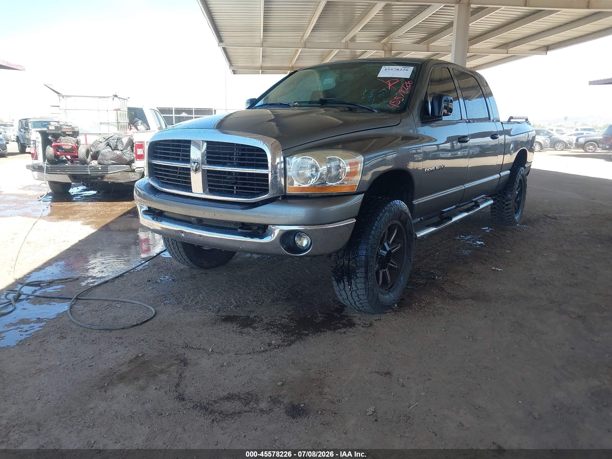 2006 Dodge Ram 1500 Slt Gray vin: 3D7KS19DX6G176031