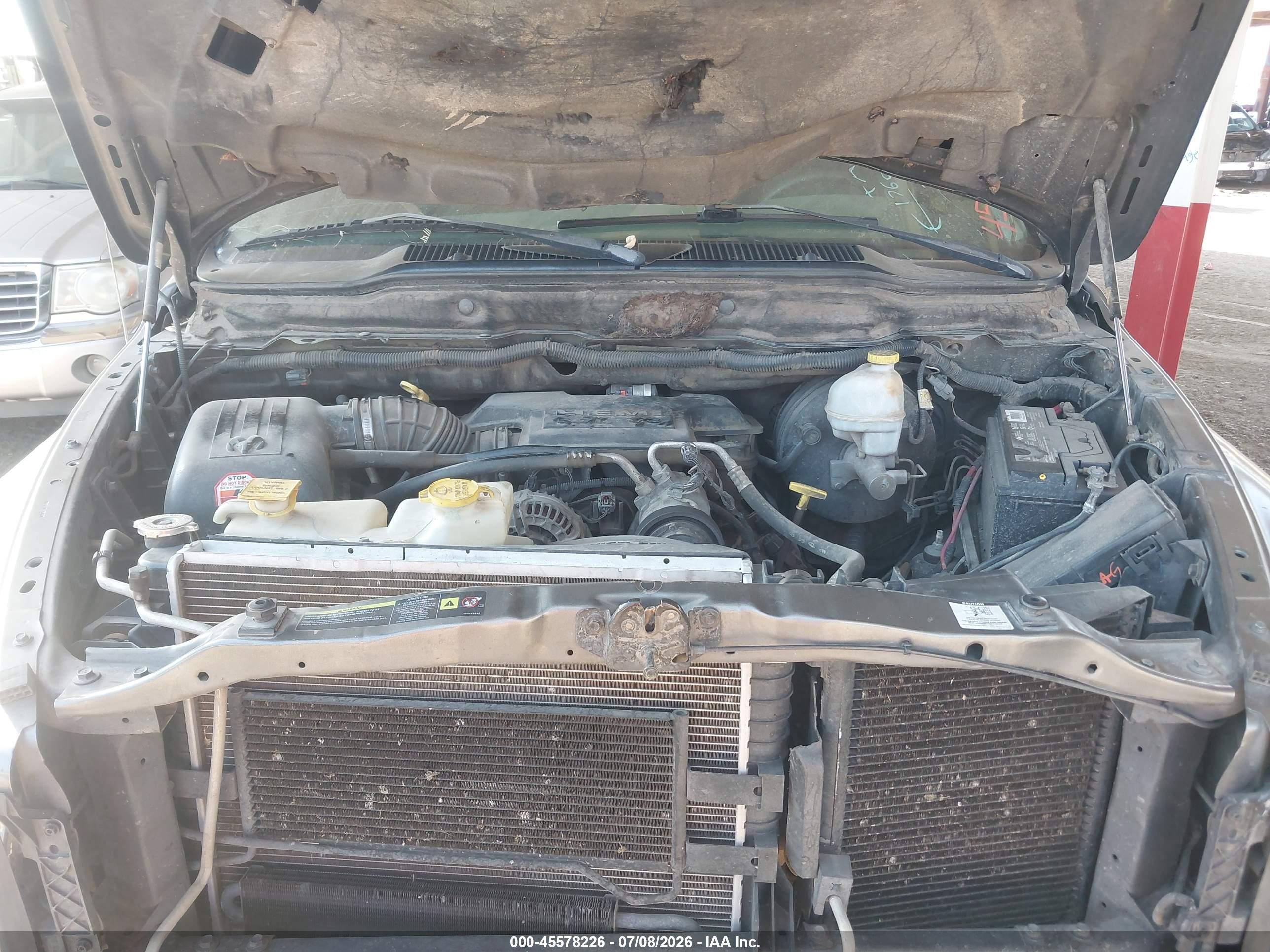 2006 Dodge Ram 1500 Slt Gray vin: 3D7KS19DX6G176031
