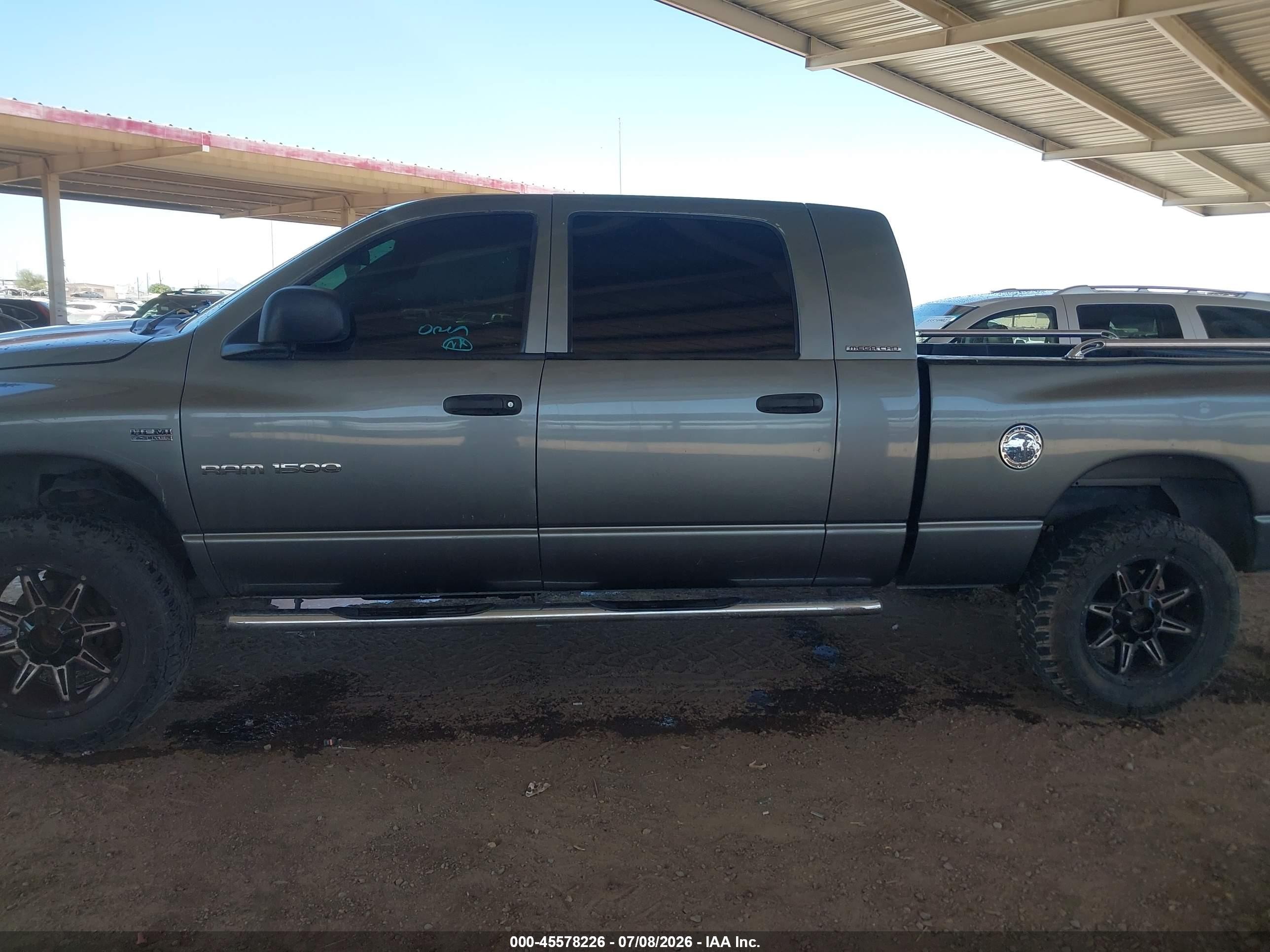 2006 Dodge Ram 1500 Slt Gray vin: 3D7KS19DX6G176031