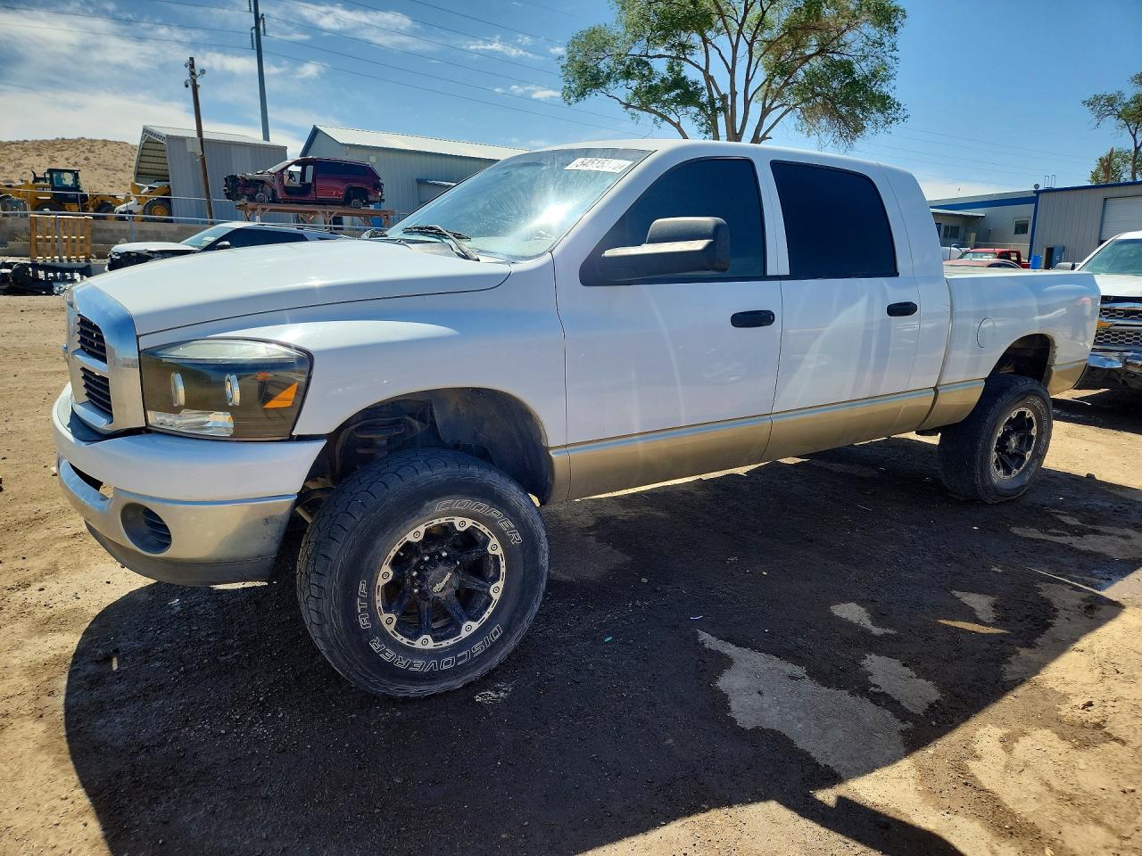 2006 Dodge Ram 1500 White vin: 3D7KS19DX6G226376