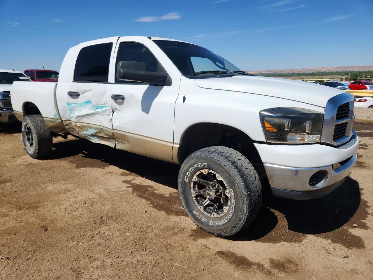 2006 Dodge Ram 1500 White vin: 3D7KS19DX6G226376