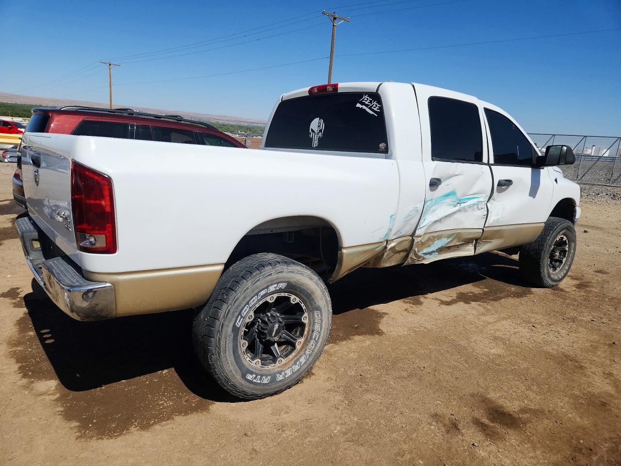 2006 Dodge Ram 1500 White vin: 3D7KS19DX6G226376
