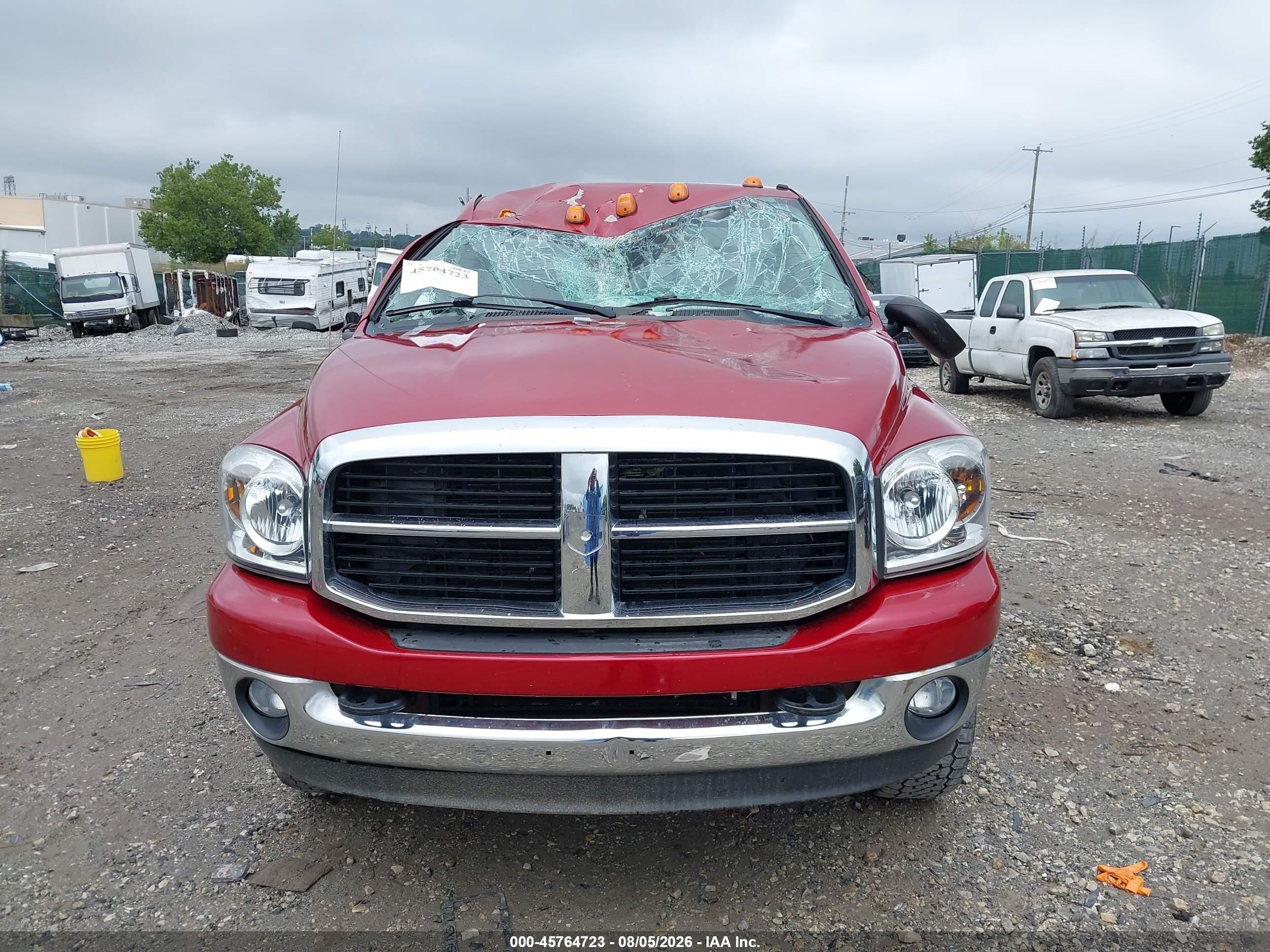 2007 Dodge Ram 2500 St/slt Red vin: 3D7KS26C37G743747