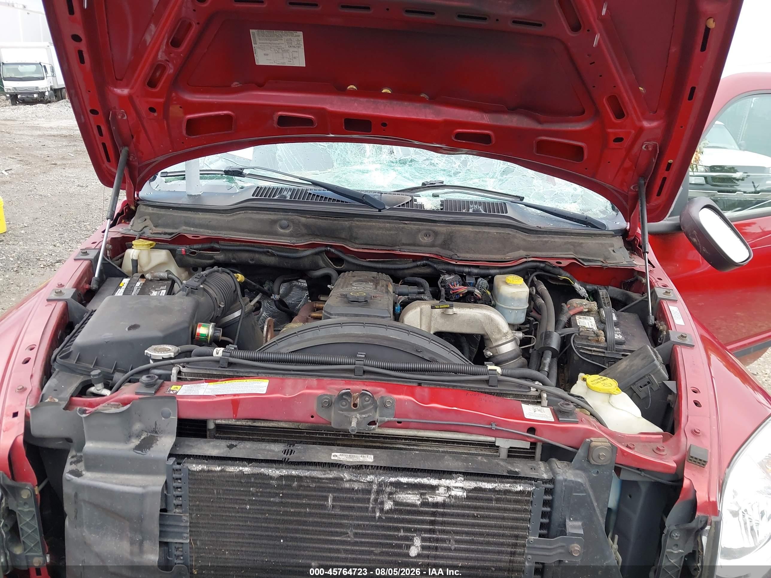 2007 Dodge Ram 2500 St/slt Red vin: 3D7KS26C37G743747