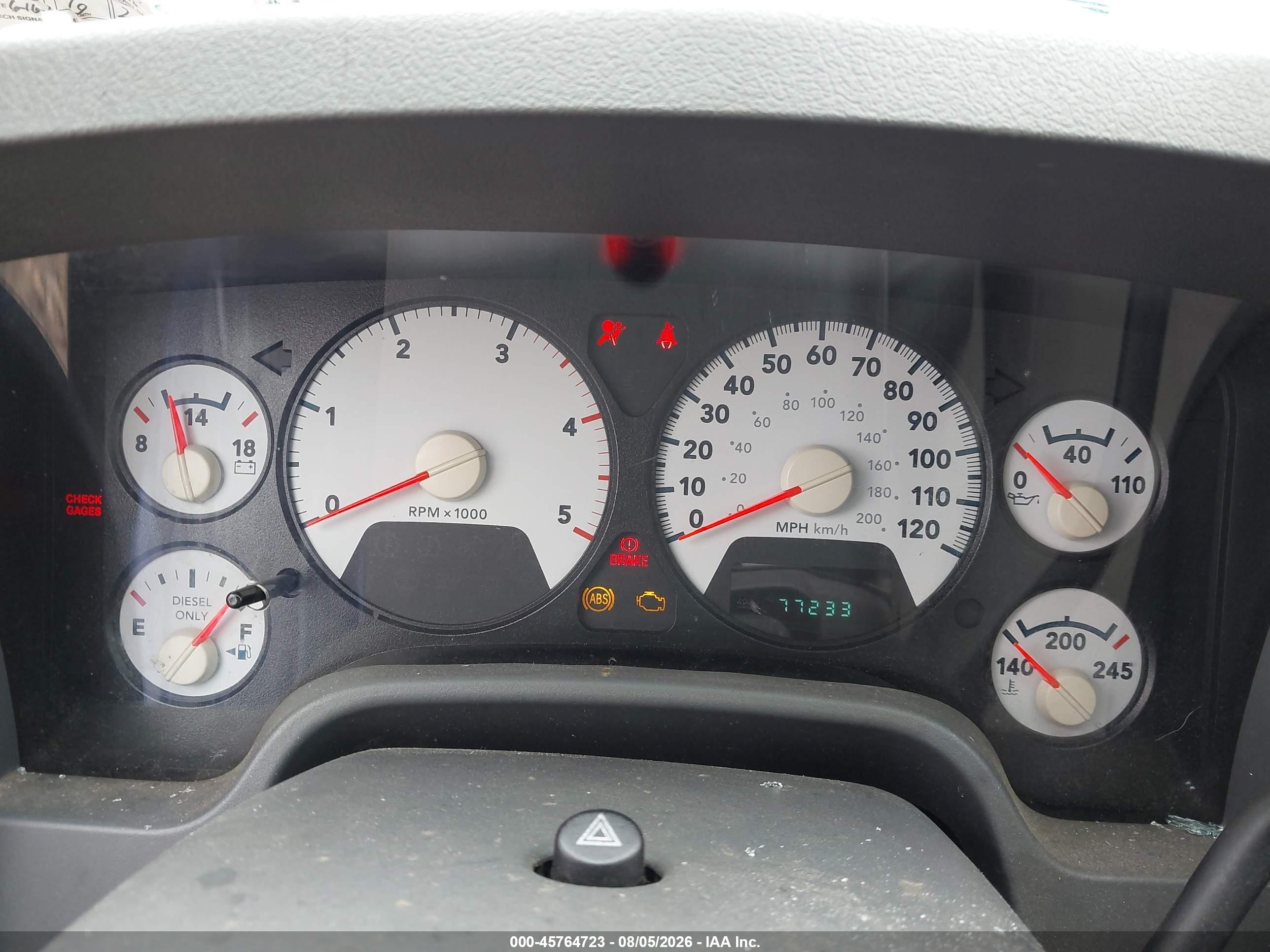 2007 Dodge Ram 2500 St/slt Red vin: 3D7KS26C37G743747