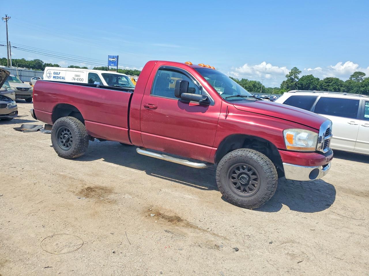 2006 Dodge Ram 2500 St Burgundy vin: 3D7KS26C46G170971