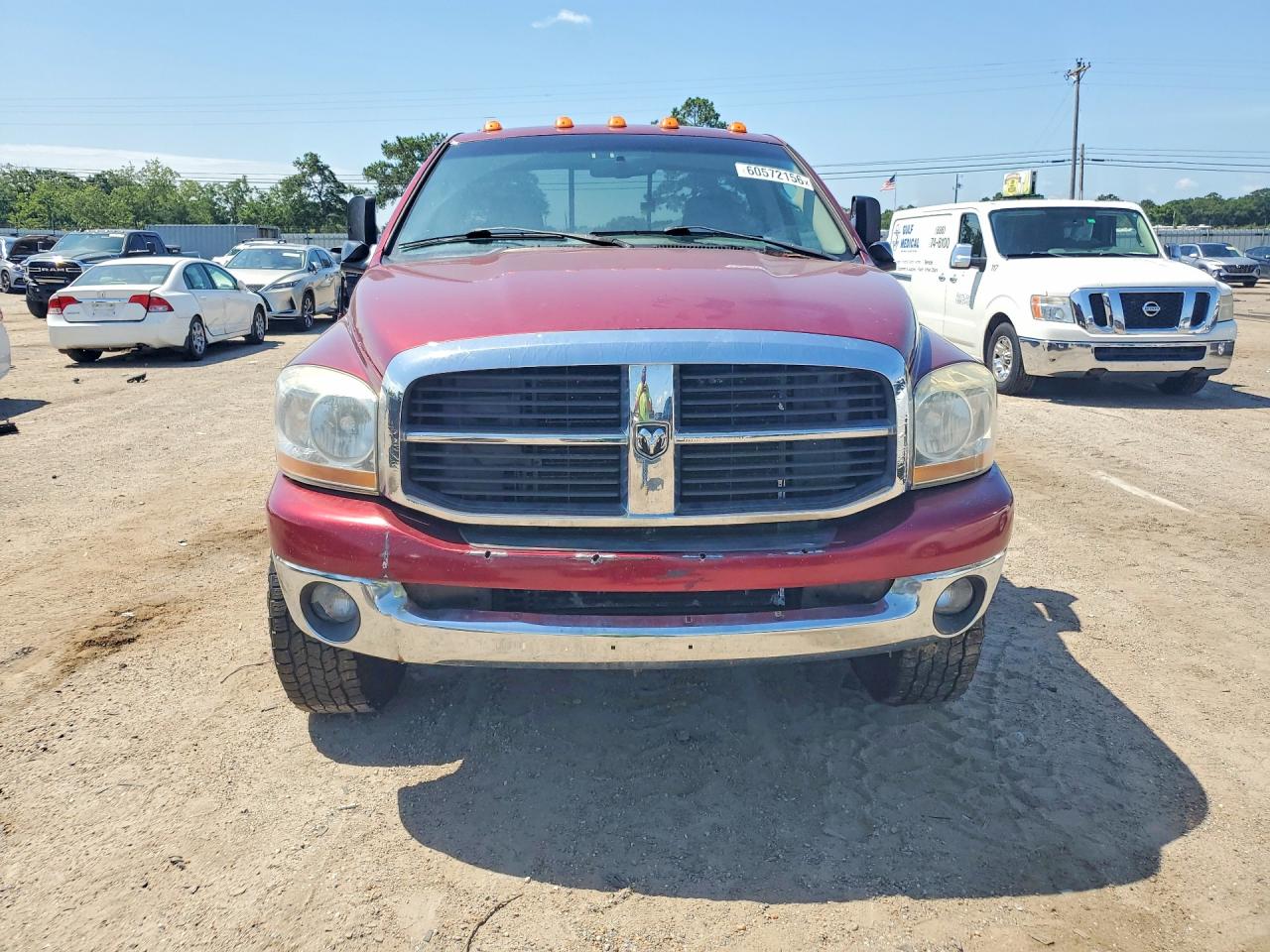2006 Dodge Ram 2500 St Burgundy vin: 3D7KS26C46G170971