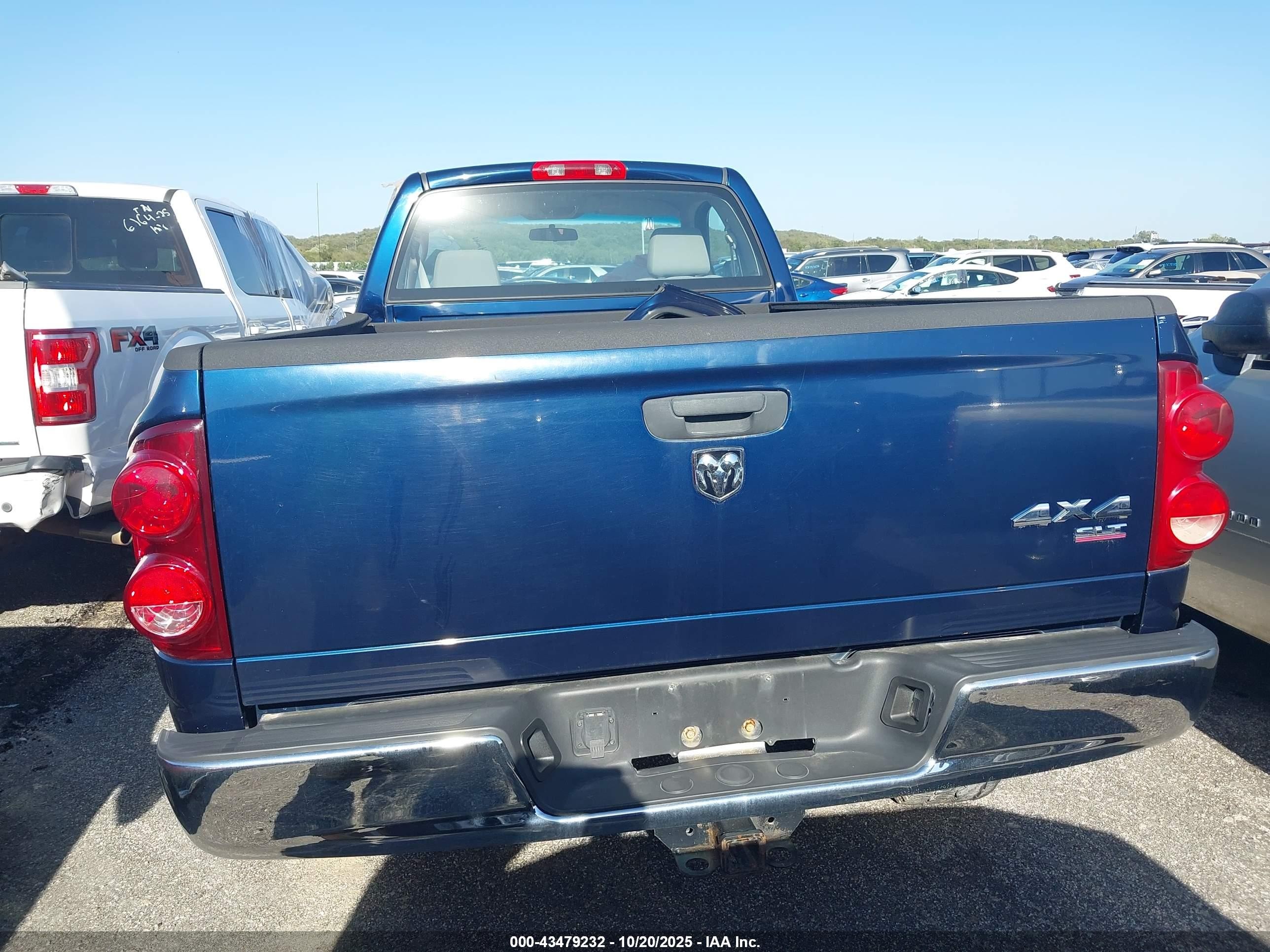2007 Dodge Ram 2500 Slt/trx4 Off Road/sport/power Wagon Dark Blue vin: 3D7KS26C67G729485