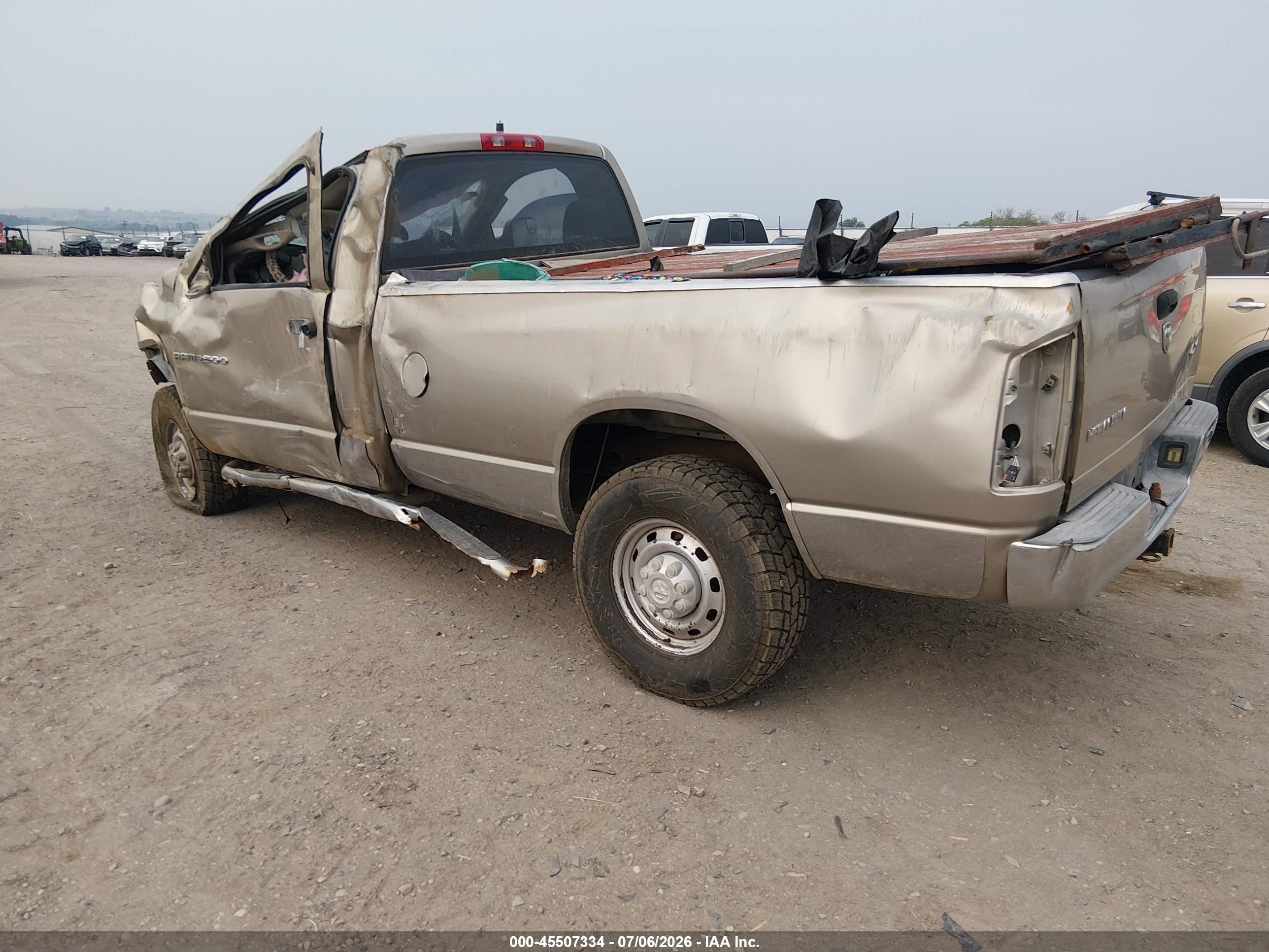 2005 Dodge Ram 2500 St Tan vin: 3D7KS26D05G776453