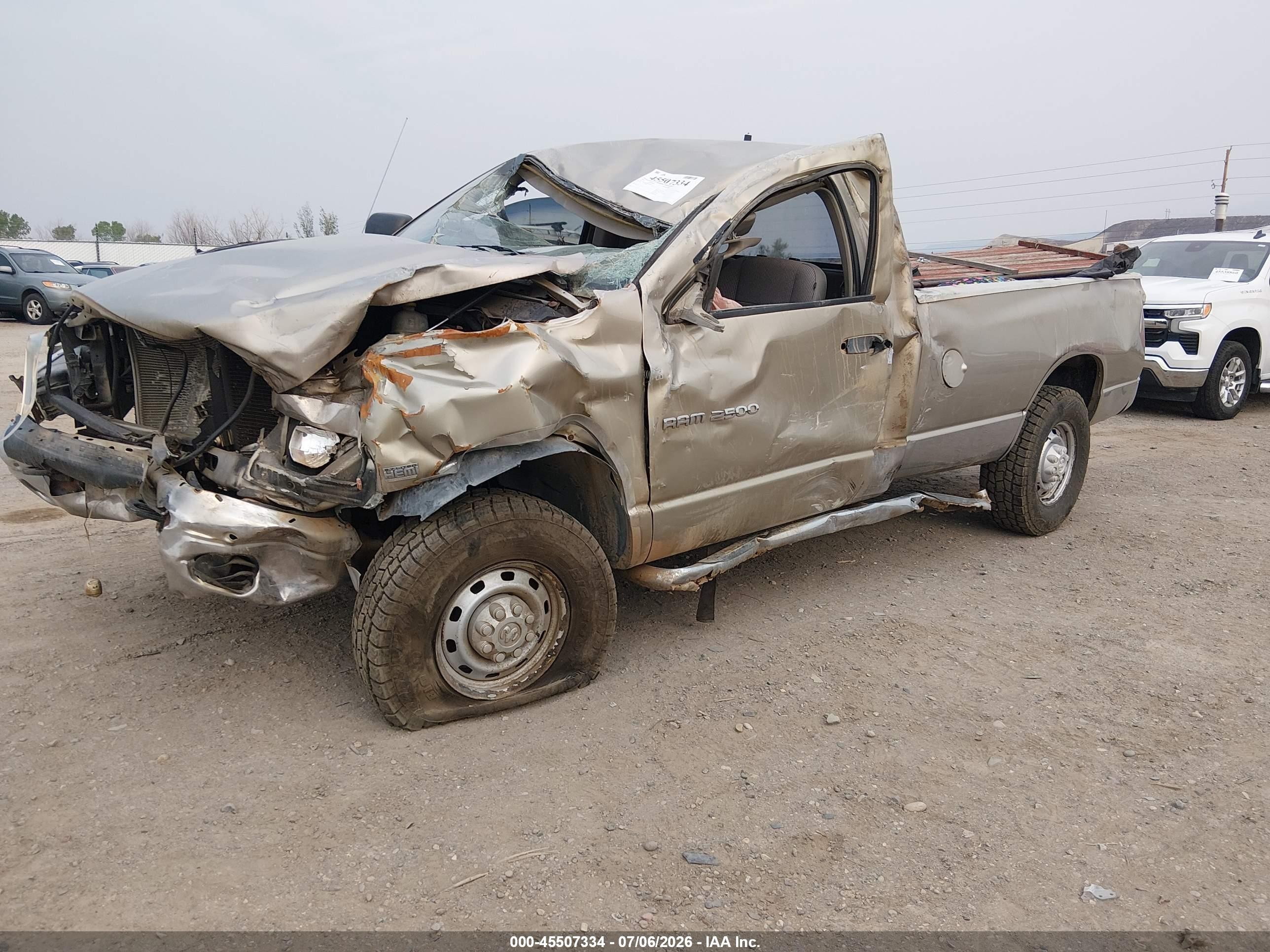 2005 Dodge Ram 2500 St Tan vin: 3D7KS26D05G776453