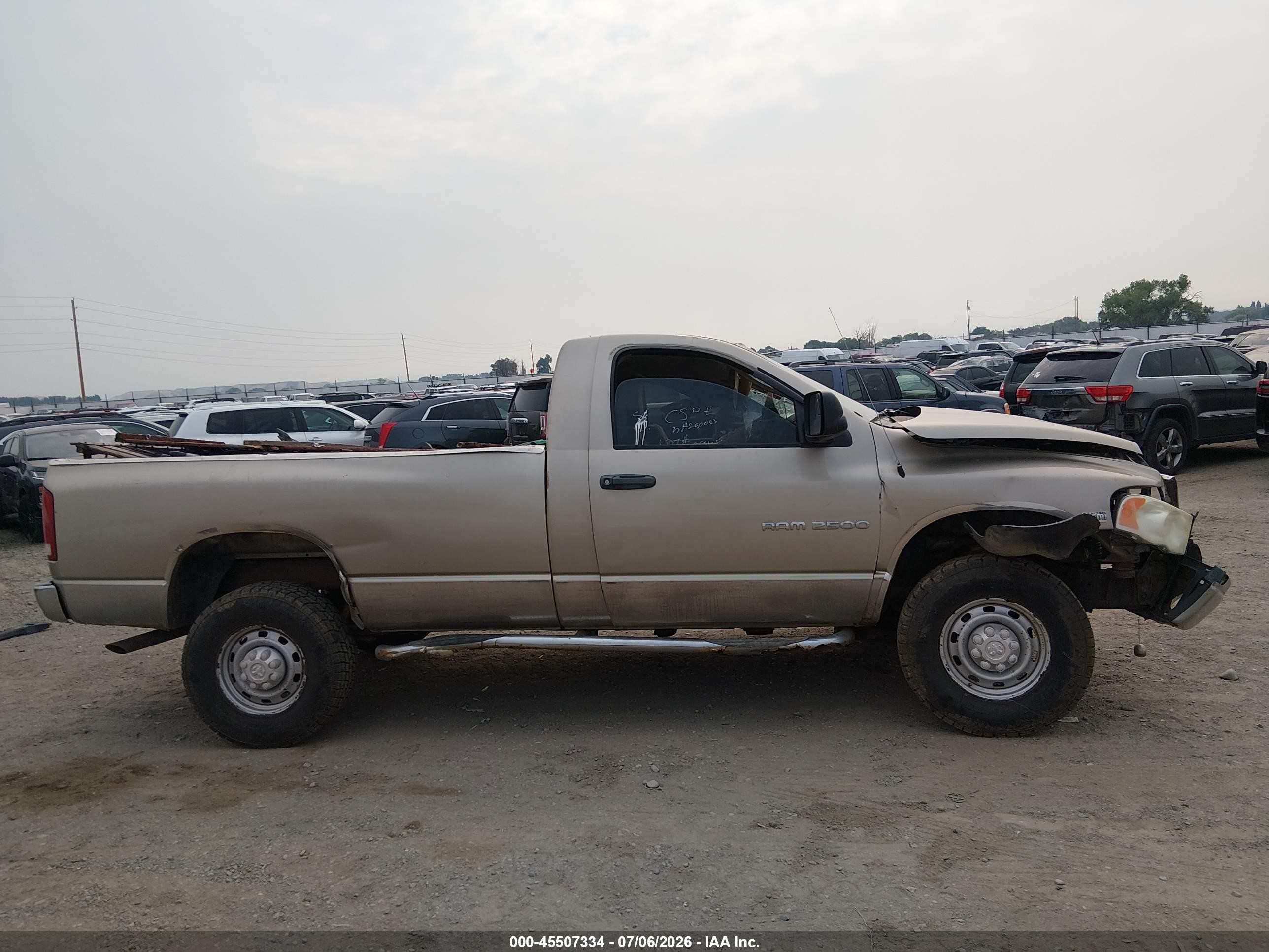 2005 Dodge Ram 2500 St Tan vin: 3D7KS26D05G776453