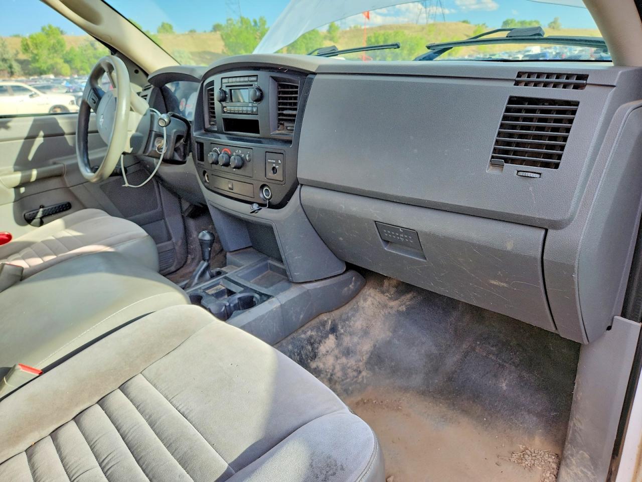 2008 Dodge Ram 2500 St/slt White vin: 3D7KS26D08G205193