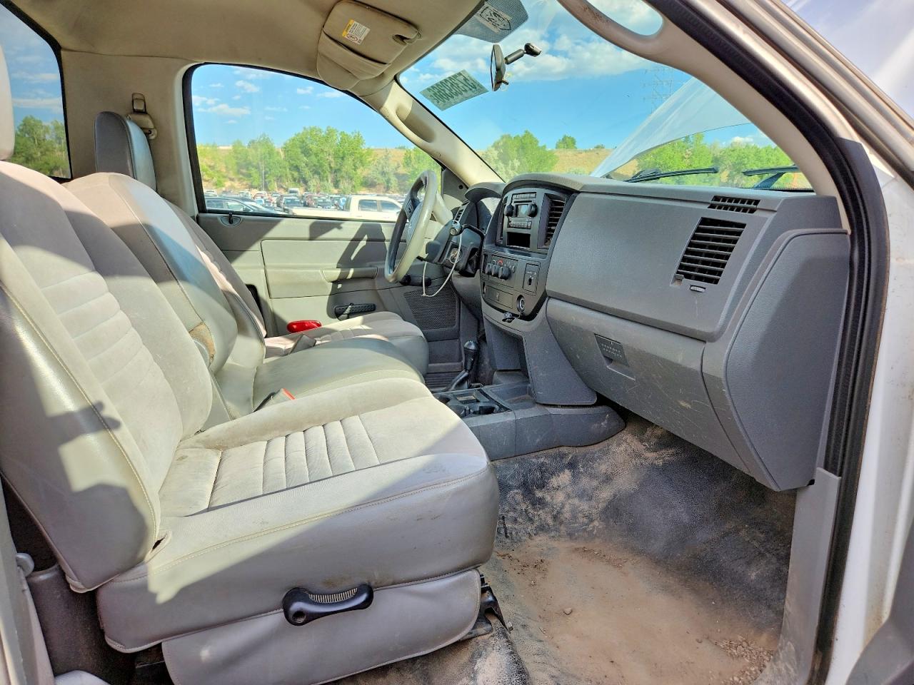2008 Dodge Ram 2500 St/slt White vin: 3D7KS26D08G205193